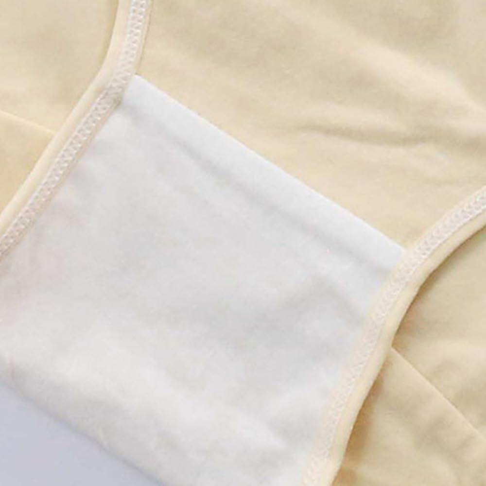 Dress Cici High Waist Women Panties Cotton Maternity Briefs Lace Trim, 4 Pack image number 1