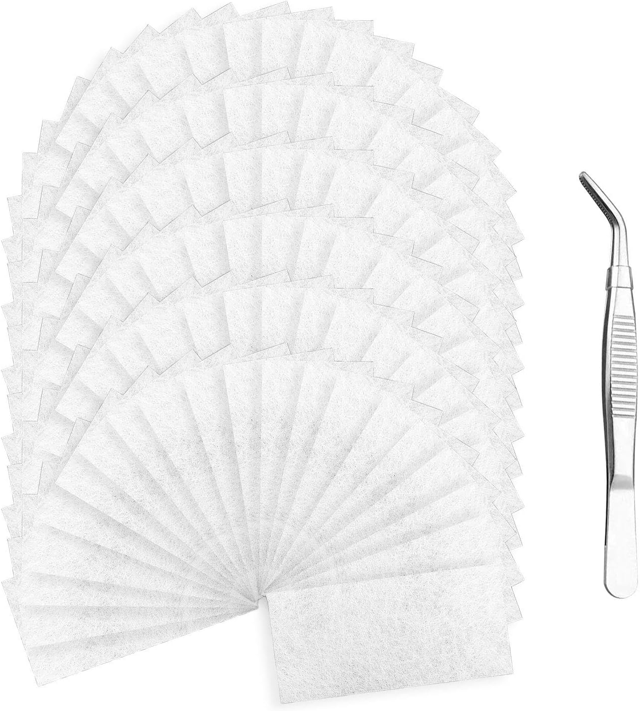 120 Pieces Nail Extensions, 1 Piece Elbow Tweezers, Nail Repair Tablets, Fiberglass Nail Extensions, Quick Nail Extensions, Manicure Tool Set