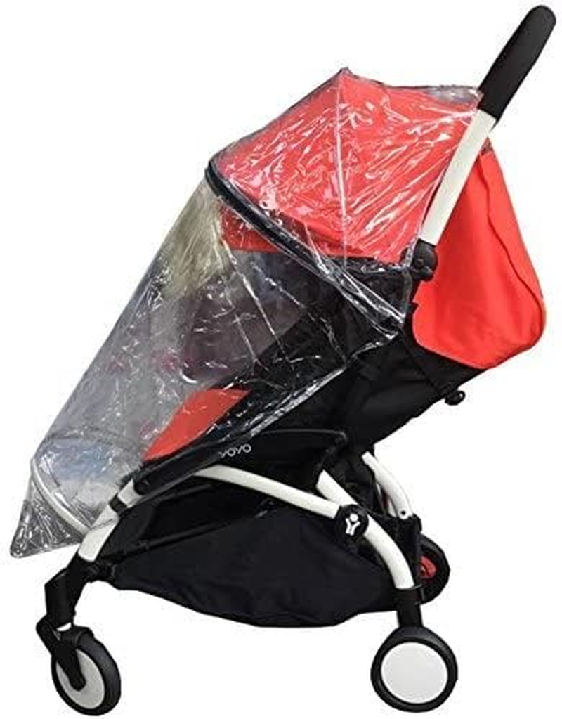 Universal Raincover to Fit Babyzen Yoyo and Yoyo + Will Fit 6Months + Seat, Transparent image number 1