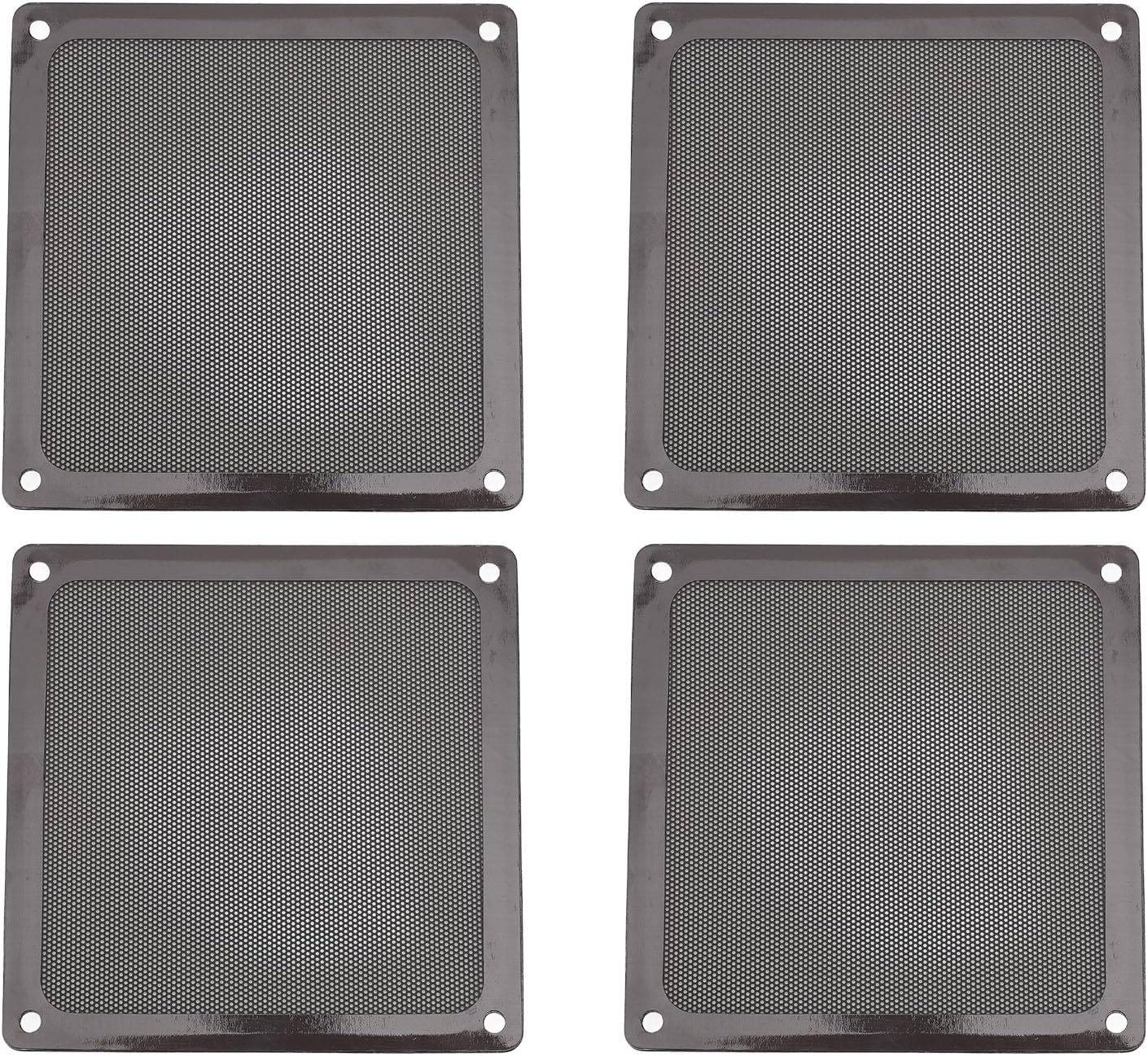 Dust Filter PC 140Mm for PC Cooler Fan, Magnetic Frame PC Fan Dust Mesh PC Cooler Filter, Dustproof Computer Fan Grills (White)