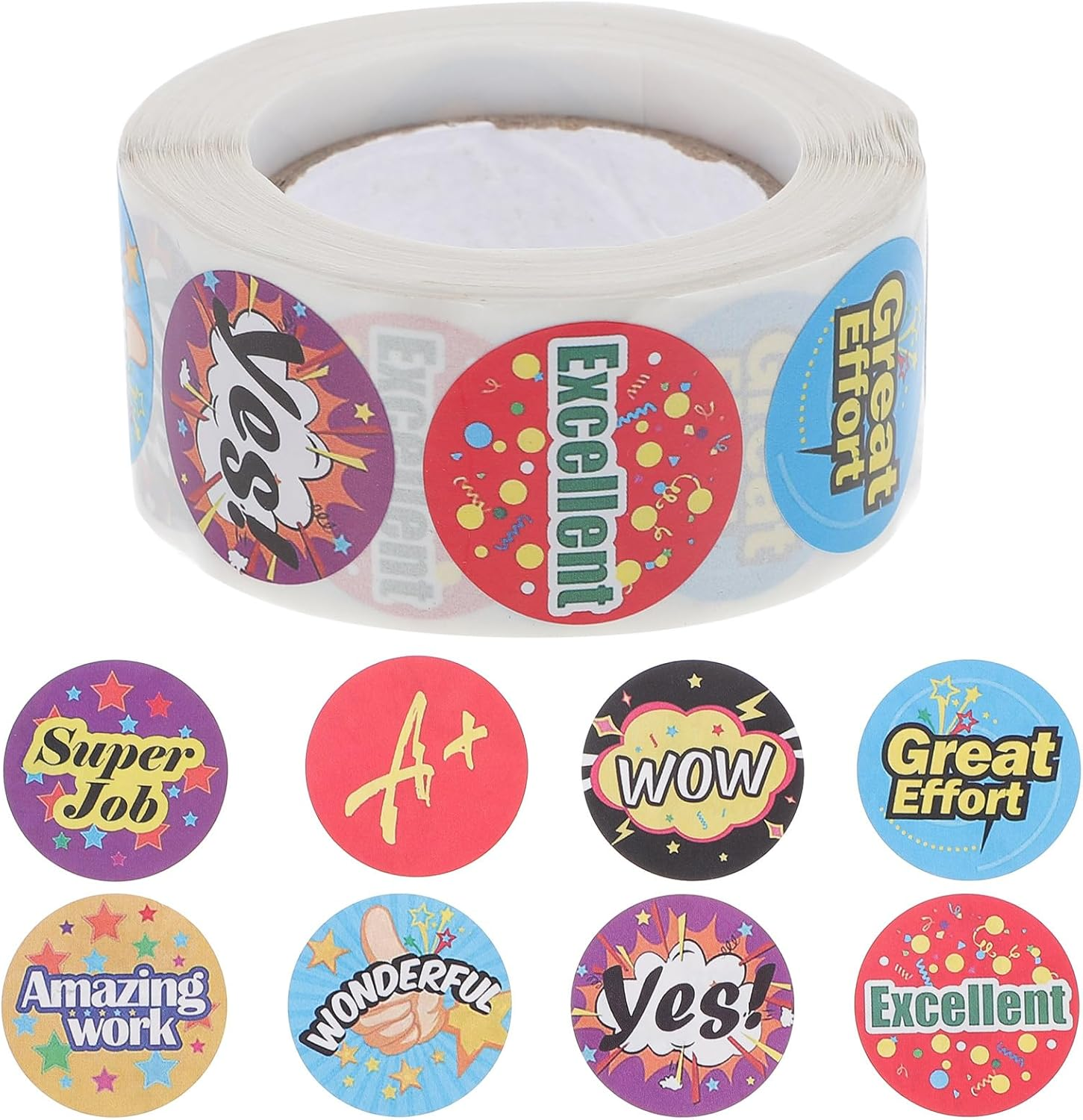 1 Roll Reward Stickers Scratch and Sniff Stickers Teacher S Encouraging Student Kids Reward Vinyl S Teacher Supplies Cell Phone Paper Child