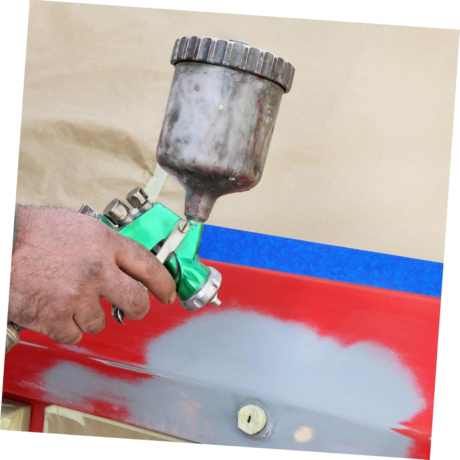 6Rolls Wide Masking Tape Strong Adhesive Painters Tape for Multi Purpose Painting and Crafts Yards image number 4