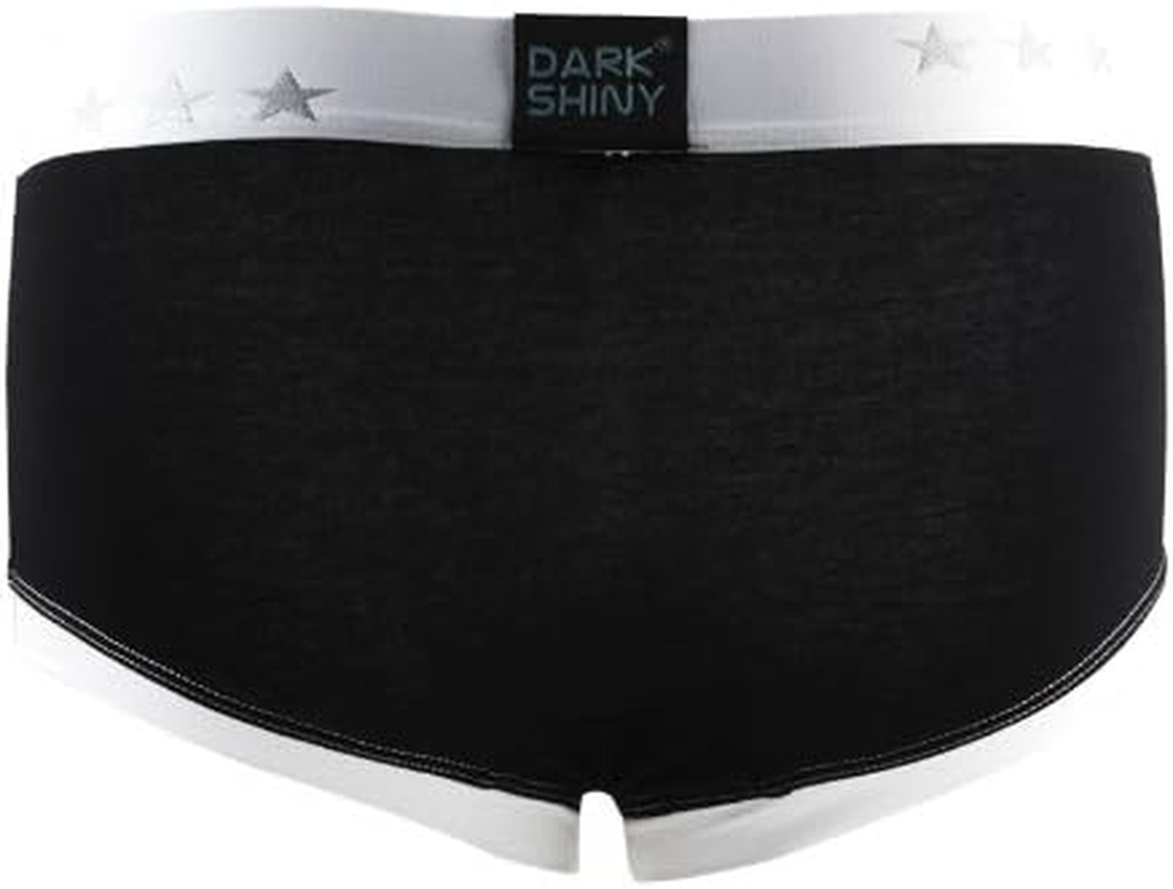 Dark Shiny Men'S Low Rise Shorts with Button/Plain Color Black/M MBOC02M