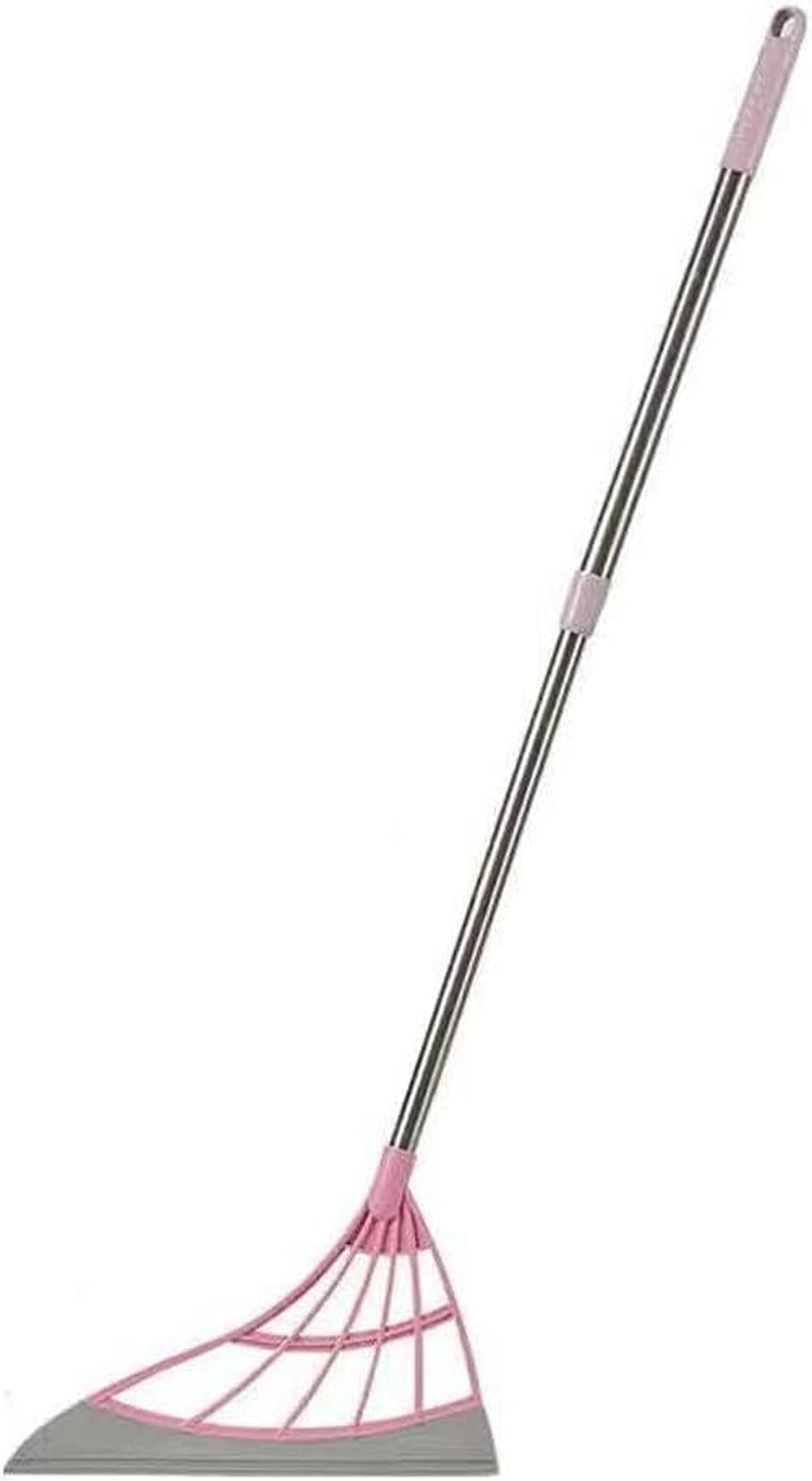 Tootoo Adjustable All-Surface Silicone Broom, Squeegee, Pet Hair Remover - Smart Broom for Indoor Cleaning - Cleans Glass, Fine Dust, Hair, Liquids - for Smooth Floors, Rugs, Windows