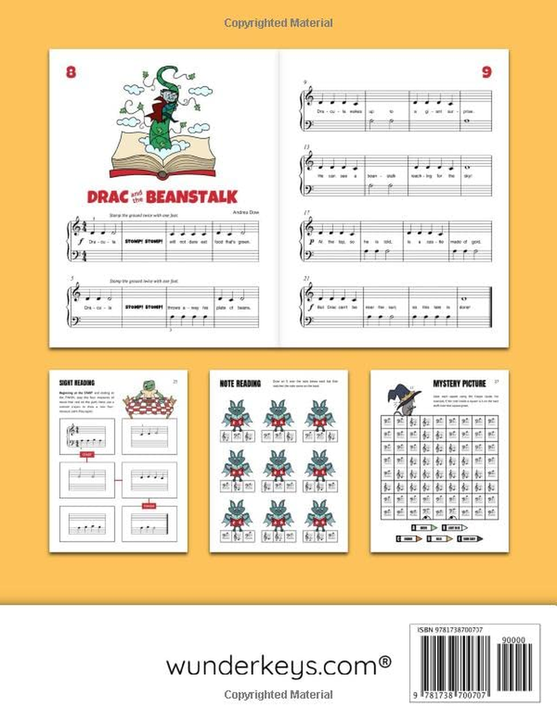 Bat Von Flapp'S Fairy Tales and Scary Tunes, V. U. Level D: Supplementary Songs and Activities for Early Primer Piano Students (Andrea and Trevor Dow'S Very Useful Piano Library)