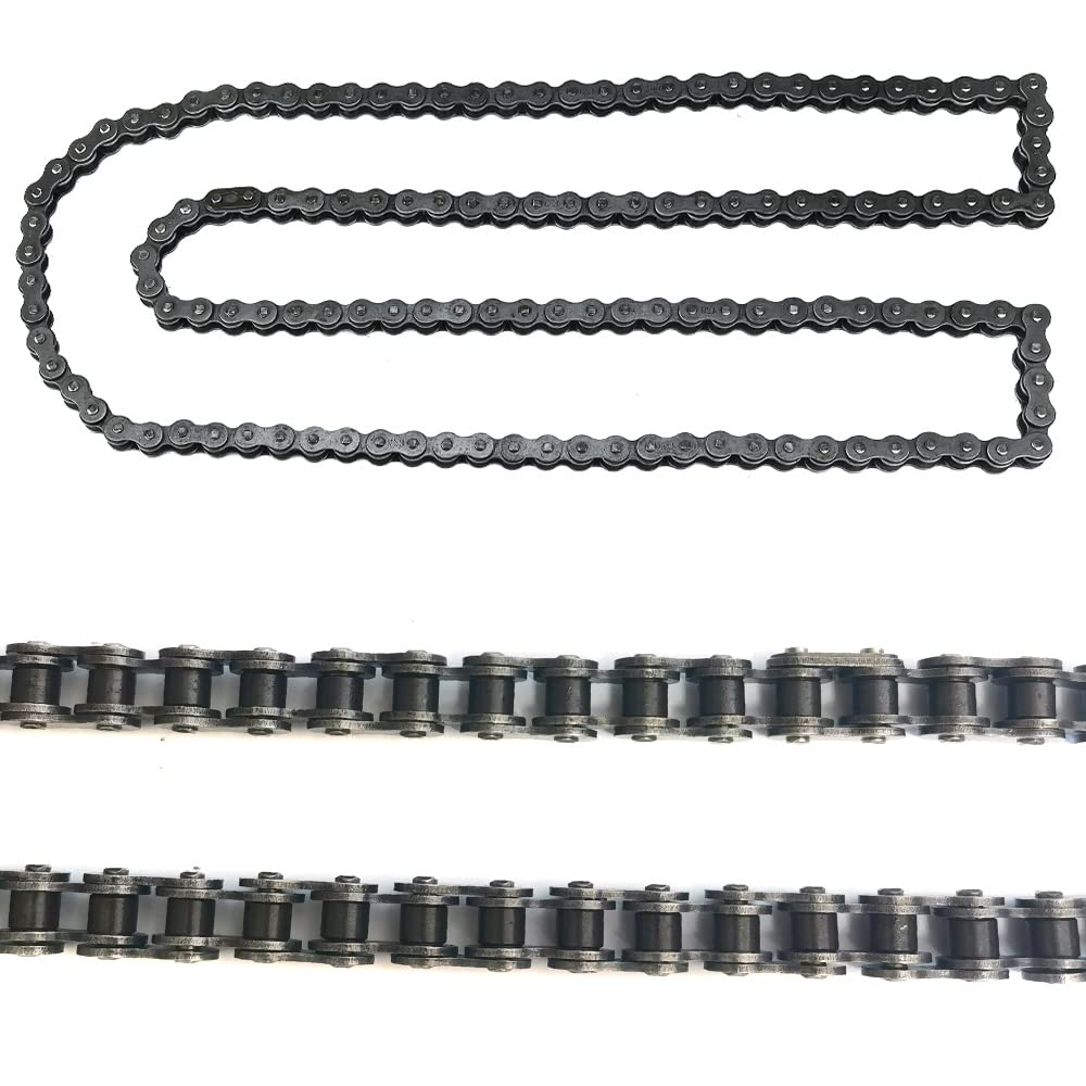 420 Motorcycle Chain with Breaker,420 132 Link Standard Drive for 110Cc 125Cc Dirt Pit Bike,Atv, Go Kart,Mini Bike,Scooter image number 3