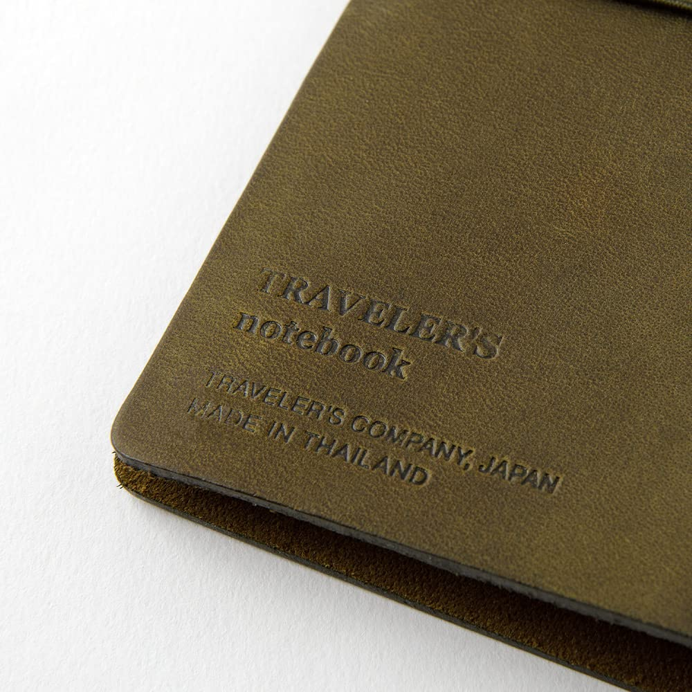 DESIGNPHIL 15343006 Traveler'S Notebook, Passport Size, Olive image number 6