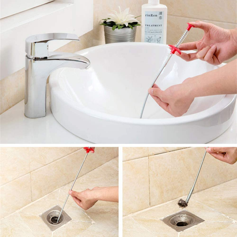 4 Pieces Telescoping Magnet Pick up Tool Set Extendable Claw Grabber Grabber Tool Bendable Spring Telescoping Inspection Mirror image number 2