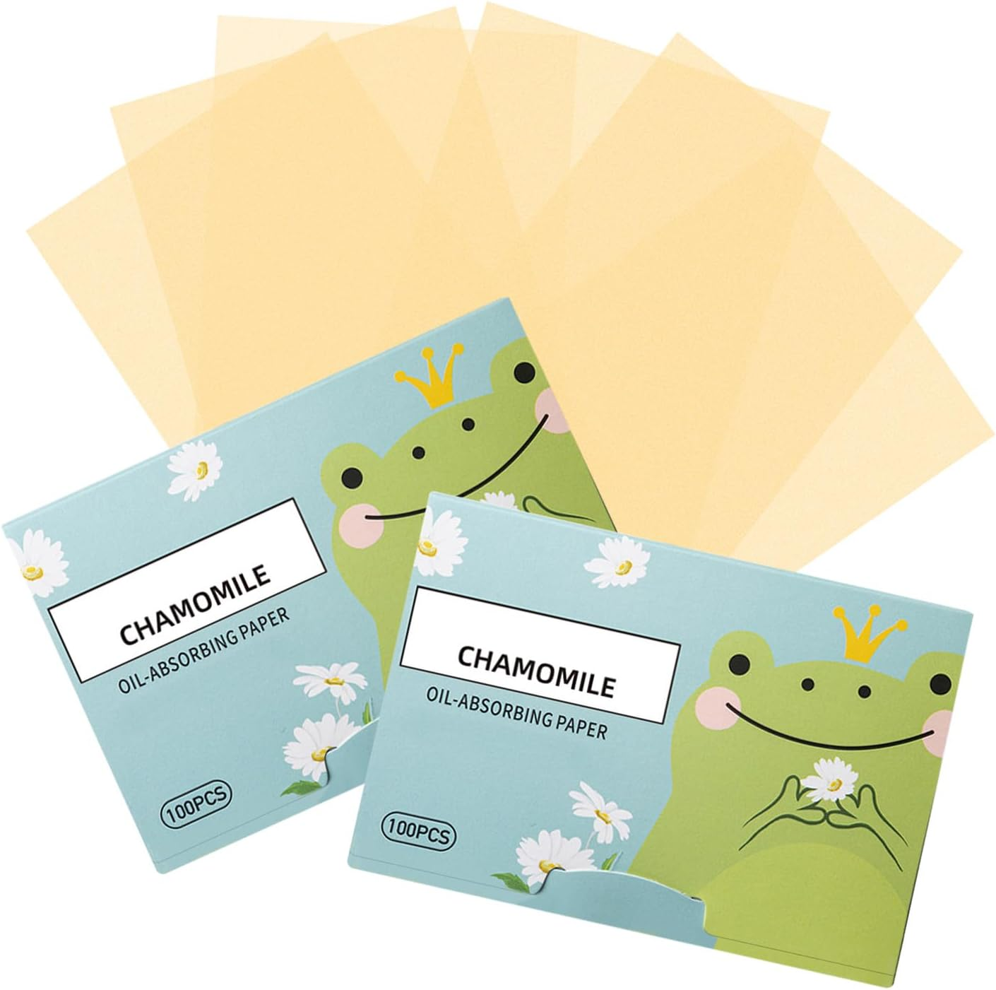 BOROLA Oil Blotting Paper for Face 200 Sheets, Soft Absorbing Pads for Face Shine Control, Portable Oil Absorbing Tissues for All Skin Types, Compact Beauty Accessory for Men & Women(Blue)