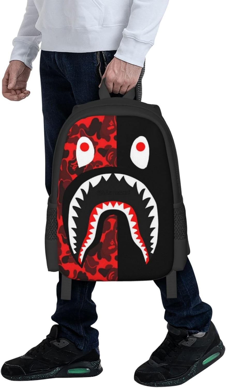 Lodge Bear Deer Fish Simple and Large Capacity Backpack Laptop Bag Can Accommodate 15 Inch Laptops - Cow Fur Print image number 7