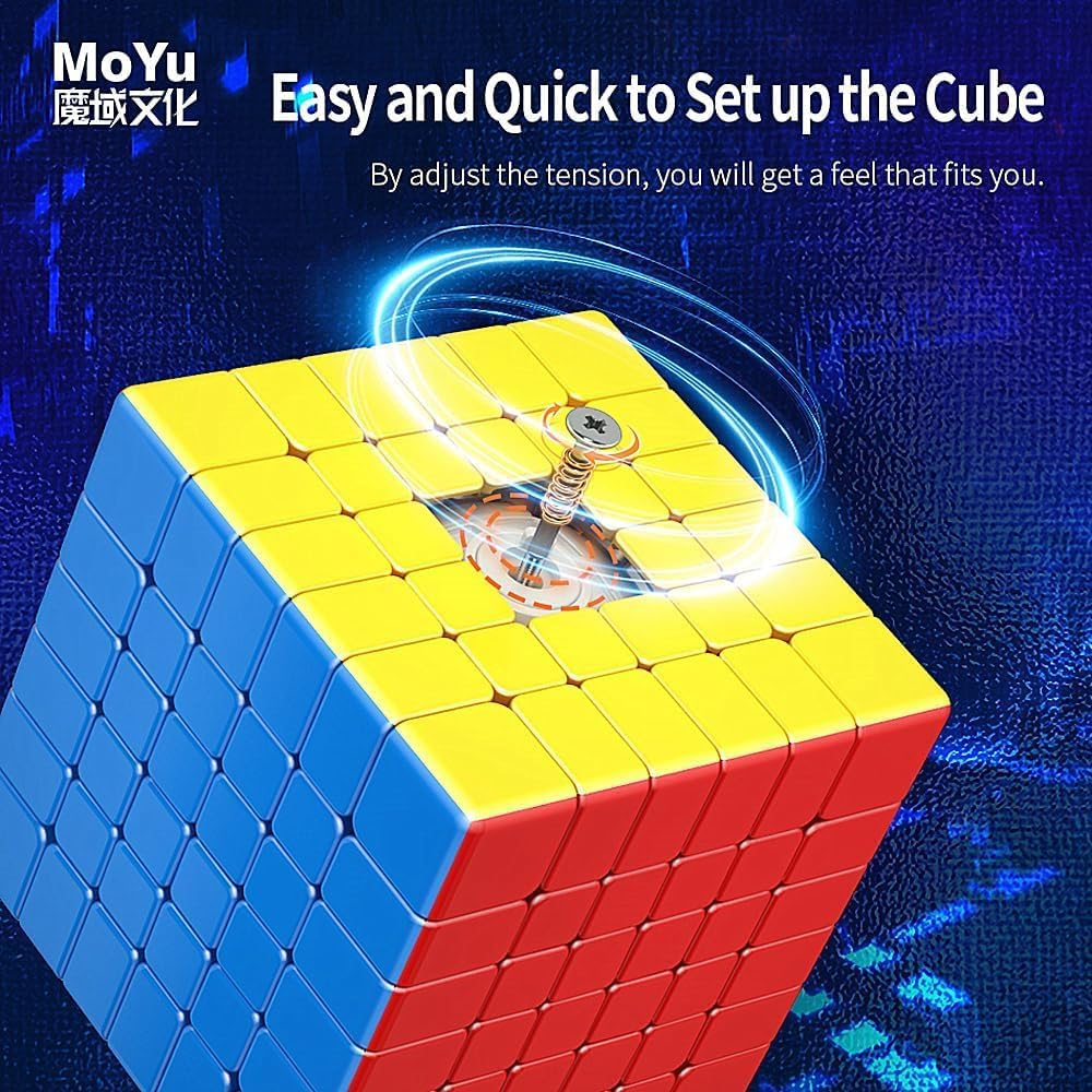GAREGEAR Moyu Meilong 6X6 V2 Magnetic Speed Cube - Stickerless image number 3