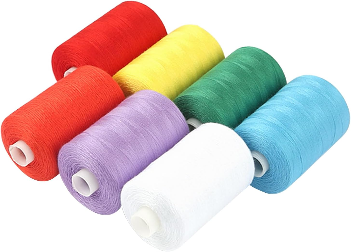 Haobase Sewing Thread Assortment Coil Black 1000 Yards per Spool 40S/2 Polyester Thread Sewing Kit for Hand and Machine Sewing - Pink Styles image number 6