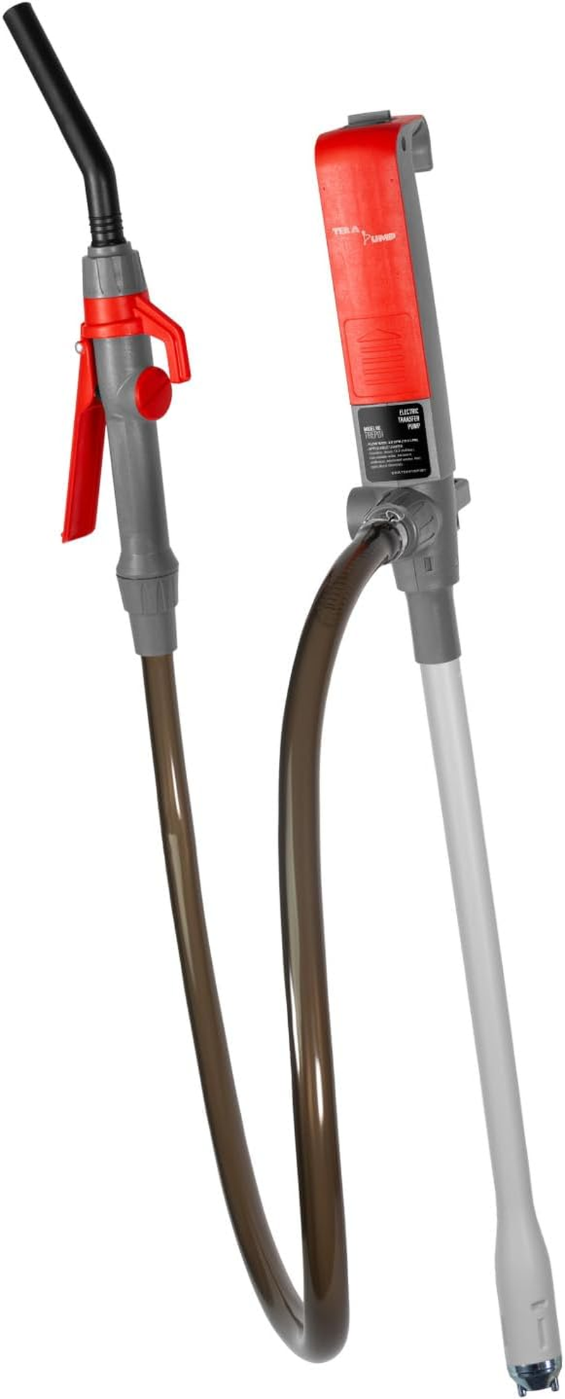 TERA PUMP Portable Battery Powered Multipurpose Gas Transfer Pump (2.8 Gallons/Min) &ndash; 2Nd Gen Liquid Transfer Pump with Quick Stop Nozzle for Gasoline, Diesel, DEF, Kerosene image number 4