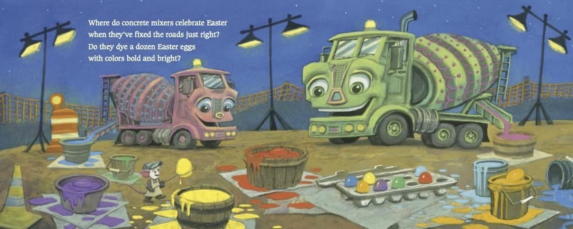 Where Do Diggers Hunt for Easter Eggs?: a Diggers Board Book image number 1
