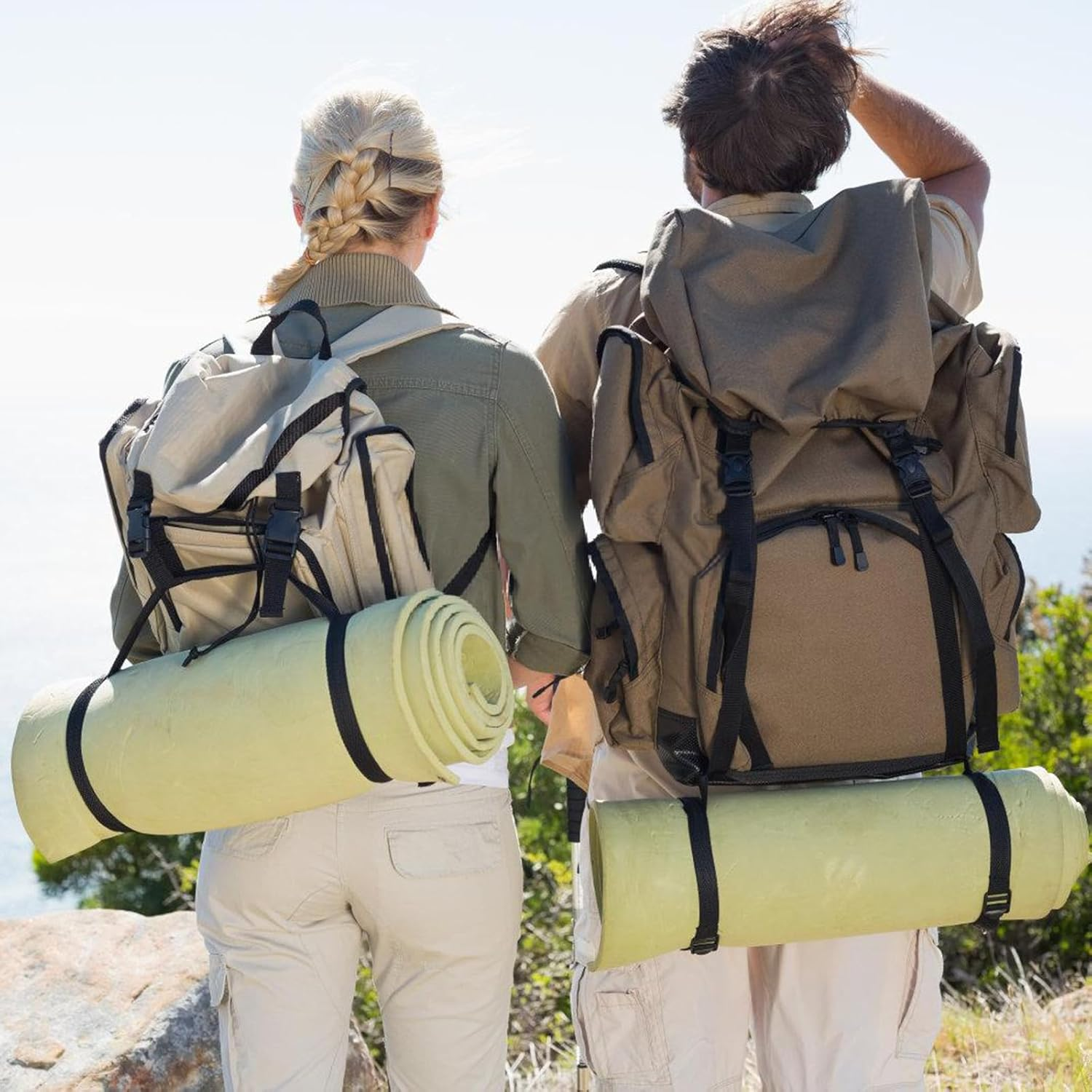 10M Nylon Webbing Strap with 20 Pairs of Buckles, 20Mm Black Nylon Strap with Quick Release for Backpack Luggage Strap Dog Collar image number 1