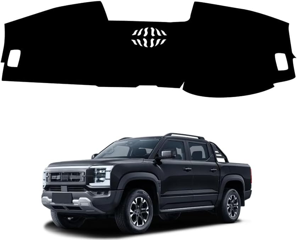 Evervenz Dash Mat for BYD Shark 6 2024 2025 Flannel（Without HUD） Dash Cover Dashboard Cover Shark601