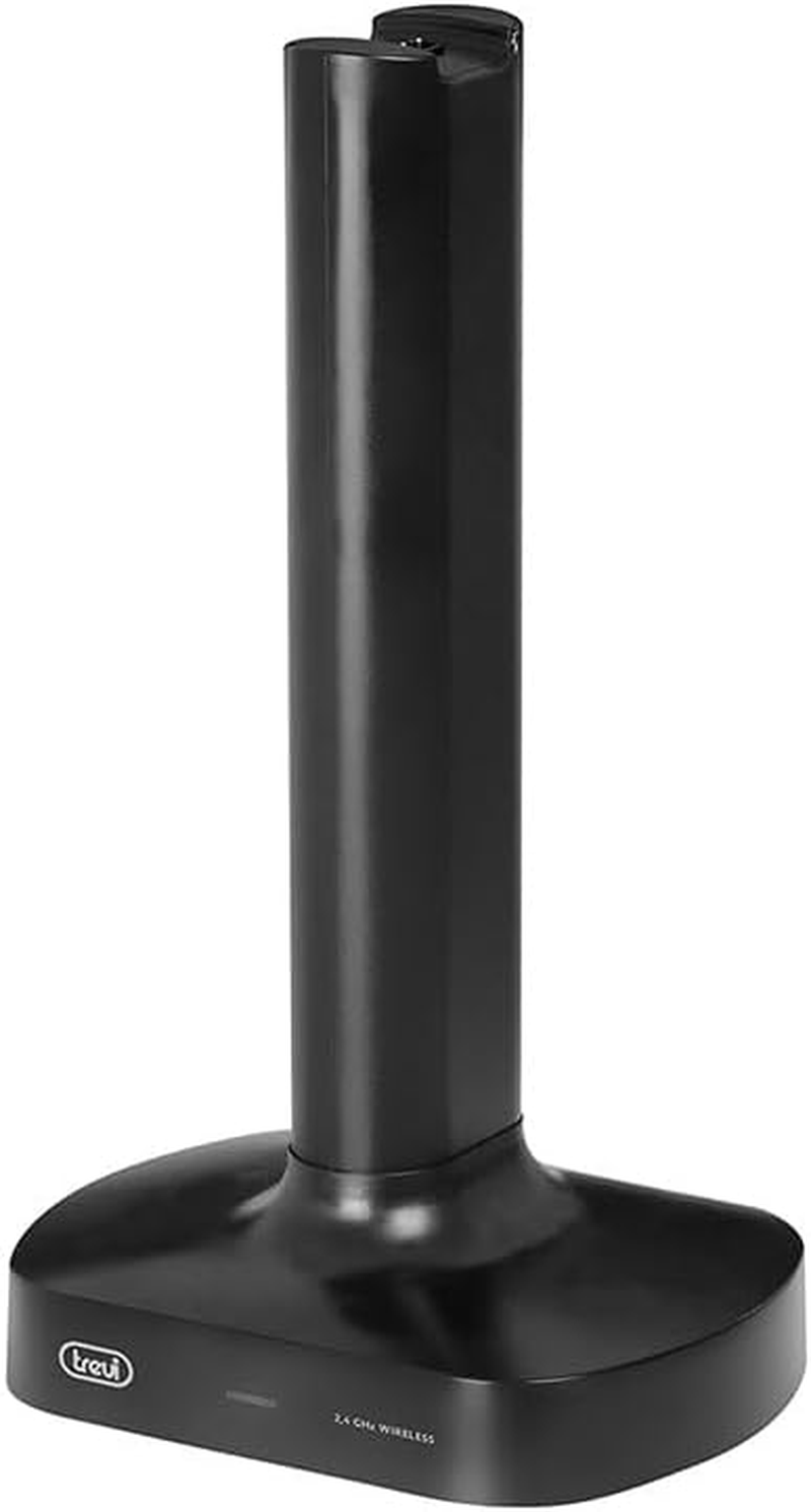 Trevi FRS 1580 TW TV Headphones Wireless Rechargeable Wireless 30 Meters Range Charging Stand Black image number 1