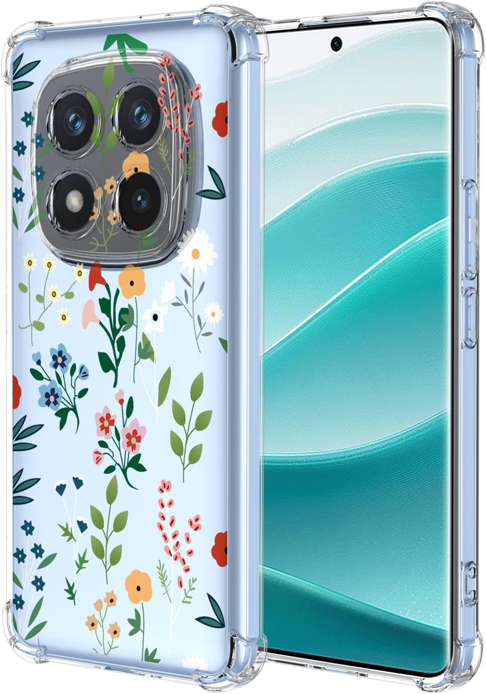 XINYEXIN Clear Case for Xiaomi Redmi Note 14 Pro plus 5G 14 Pro+ 5G Cute Cat Pattern Design Slim Shockproof Transparent Soft TPU Bumper Case Protective Cover - Kitten