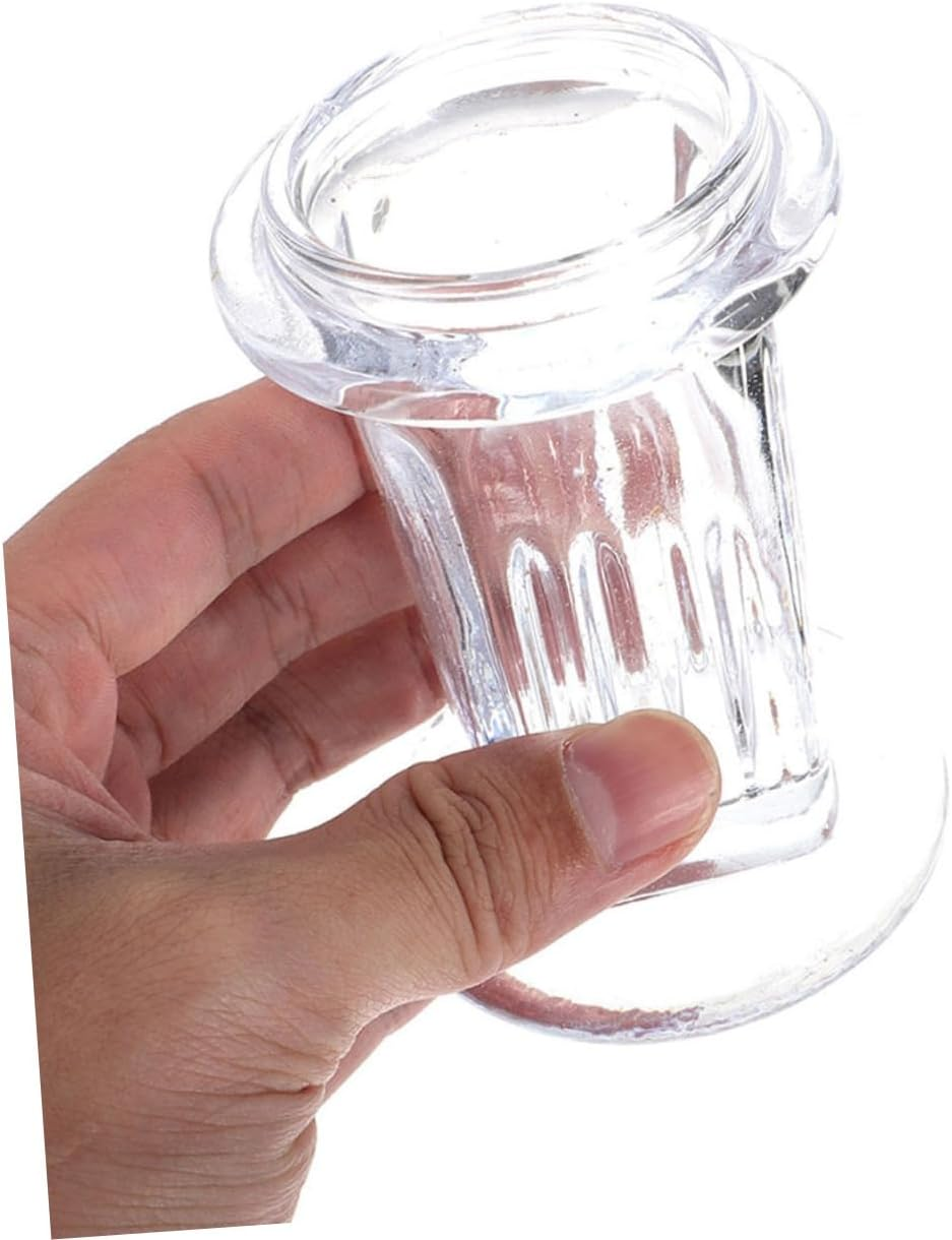 Gatuida 3Pcs Glass Lid Staining Jar Holds 5 Microscope Slides, Clear Glass Staining Jar for Cell Samples Histology and Clinical Labs 60Ml image number 1