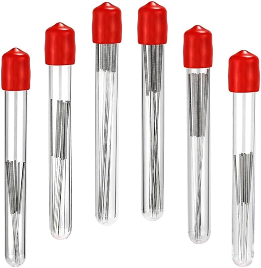 Wanfoou 60 Pcs 3D Printer Nozzle Cleaning Kit - 0.15/0.2/0.25/0.3/0.35/0.4Mm Stainless Steel Needles for 3D Printing