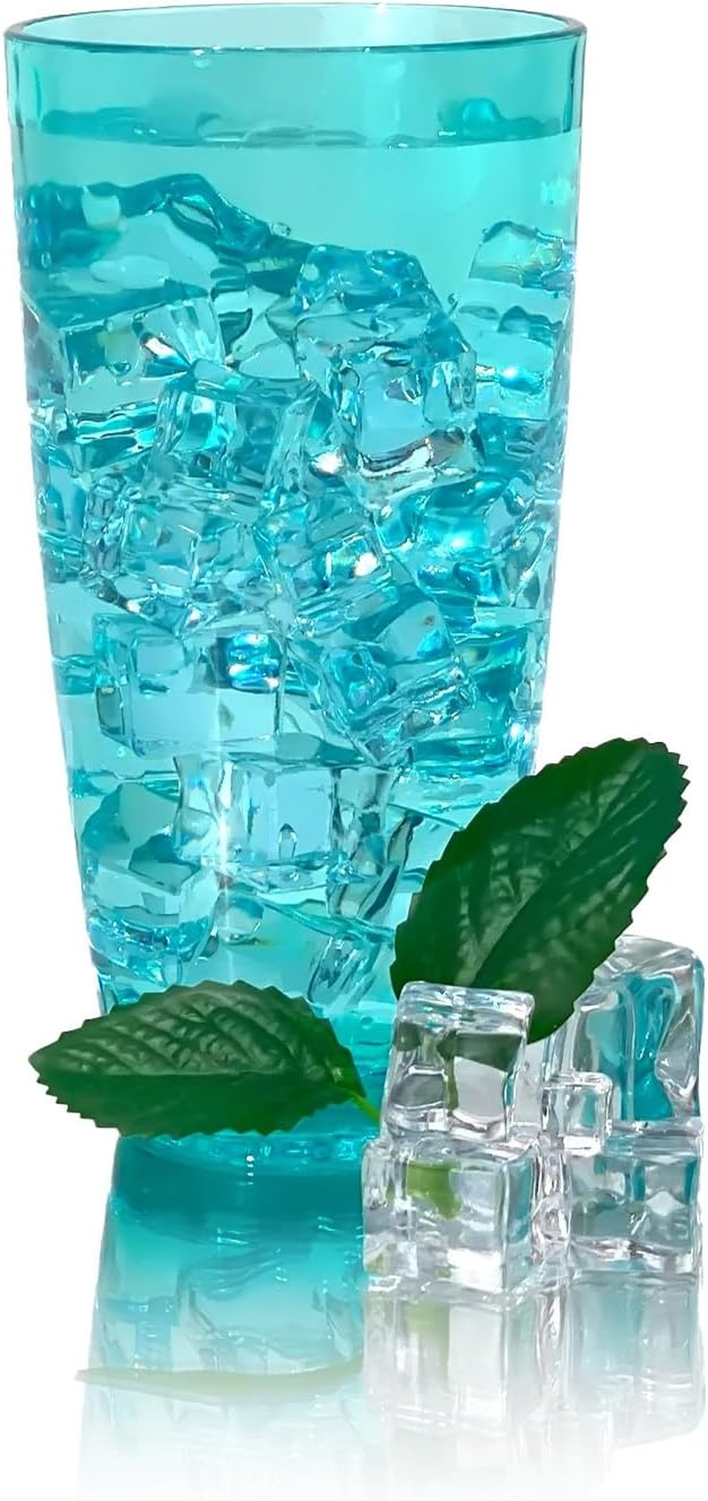 26-Ounce Plastic Tumblers (Set of 6), Reusable Plastic Mugs, Bpa-Free Acrylic to Drink Mugs, Shatter Resistant, Textured Interior, Dishwasher Safe (Multi Color, 26 Ounce) image number 7