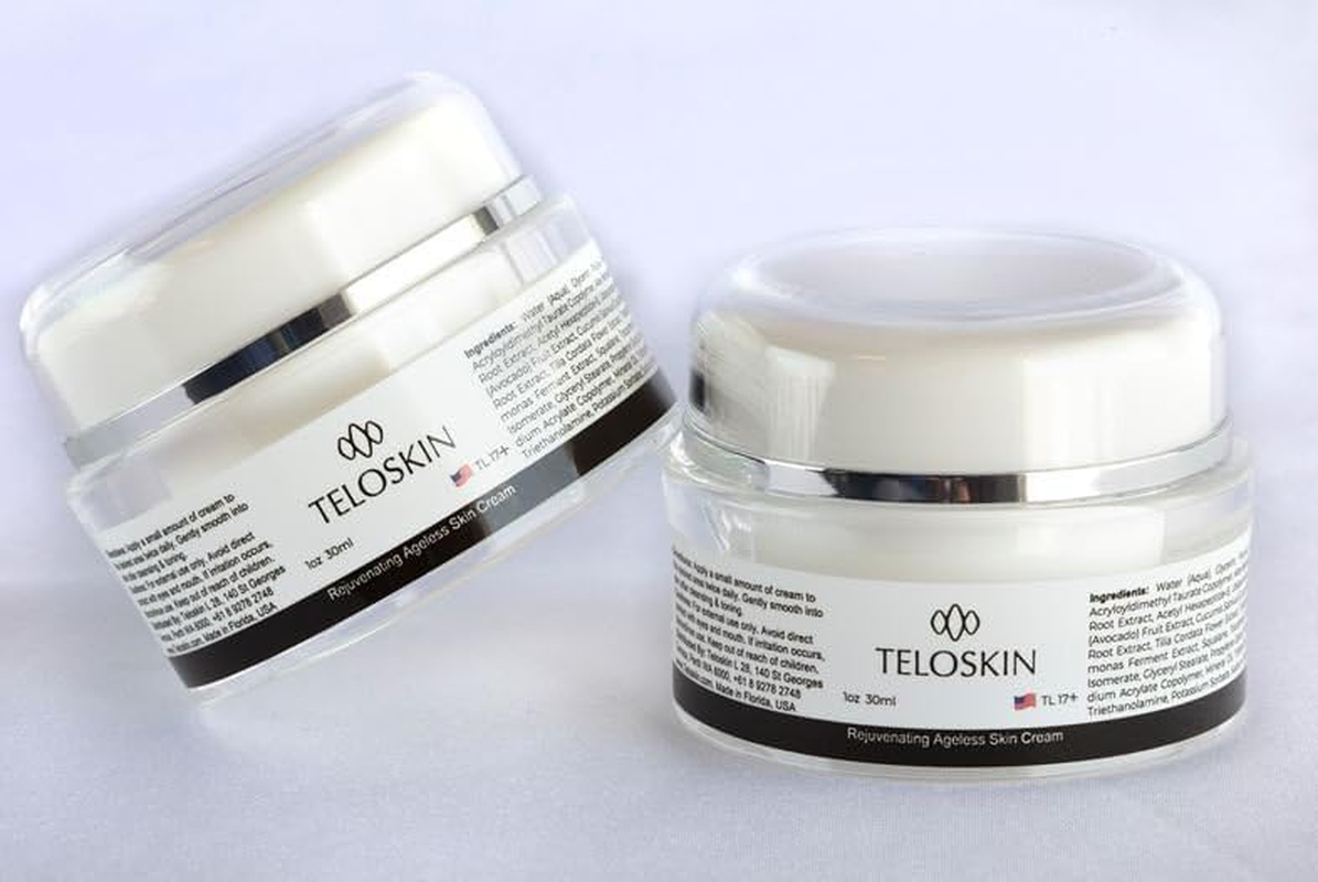 Teloskin TL17+ Regenerative Anti-Aging Skin Cream, with Peptides, Turmeric, Coq10, Vitamin C, Ginseng, Ergothioneine - Prevents Number 1 Driver of Skin Aging - Watch Video! image number 4