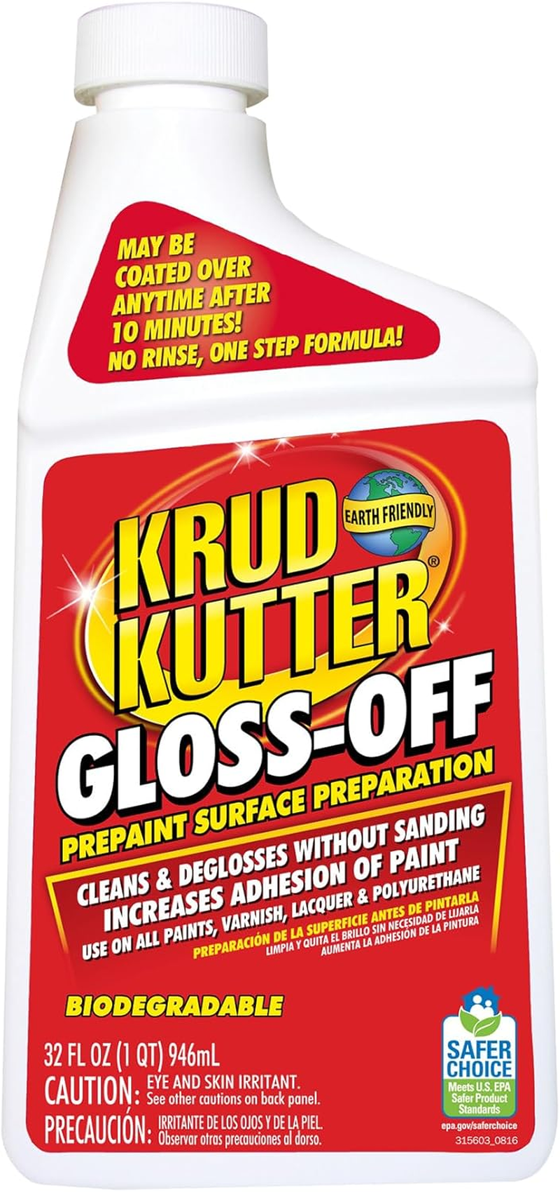 Rust-Oleum GO326 Krud Kutter Gloss-Off Prepaint Surface Preparation, 32 Oz image number 3