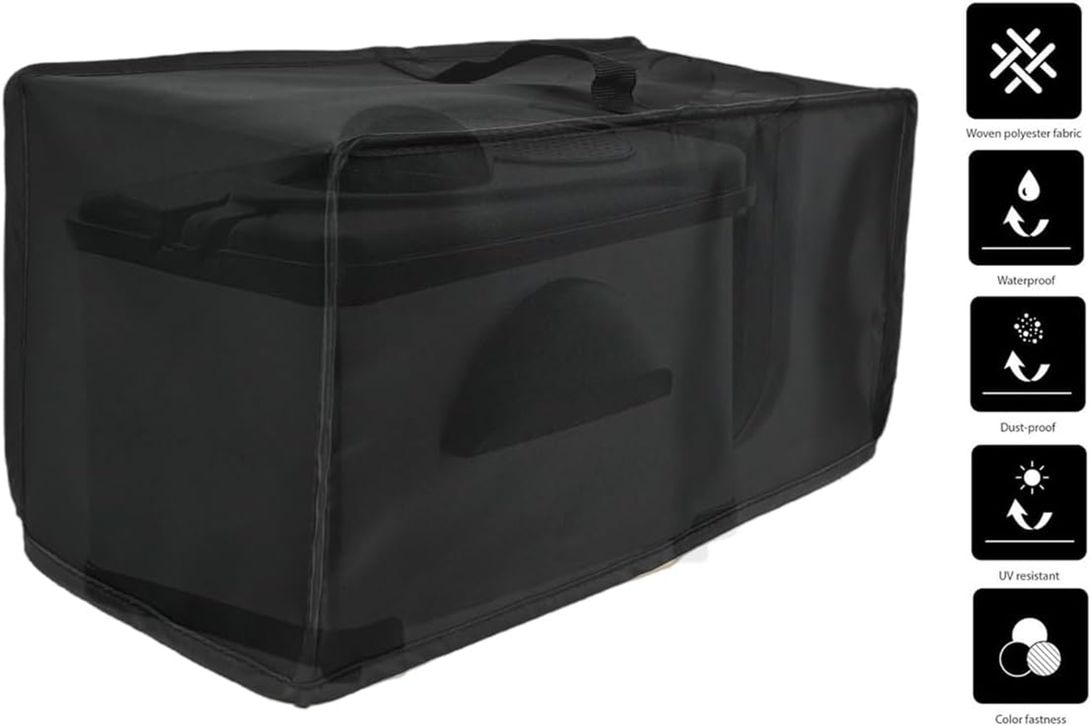 Deep Fryer Cover,Heavy Duty Waterproof,Compatible with OVENTE 2 Liter Electric Deep Fryer FDM2201BR/FDM2201CO (Black) - Light Grey image number 2