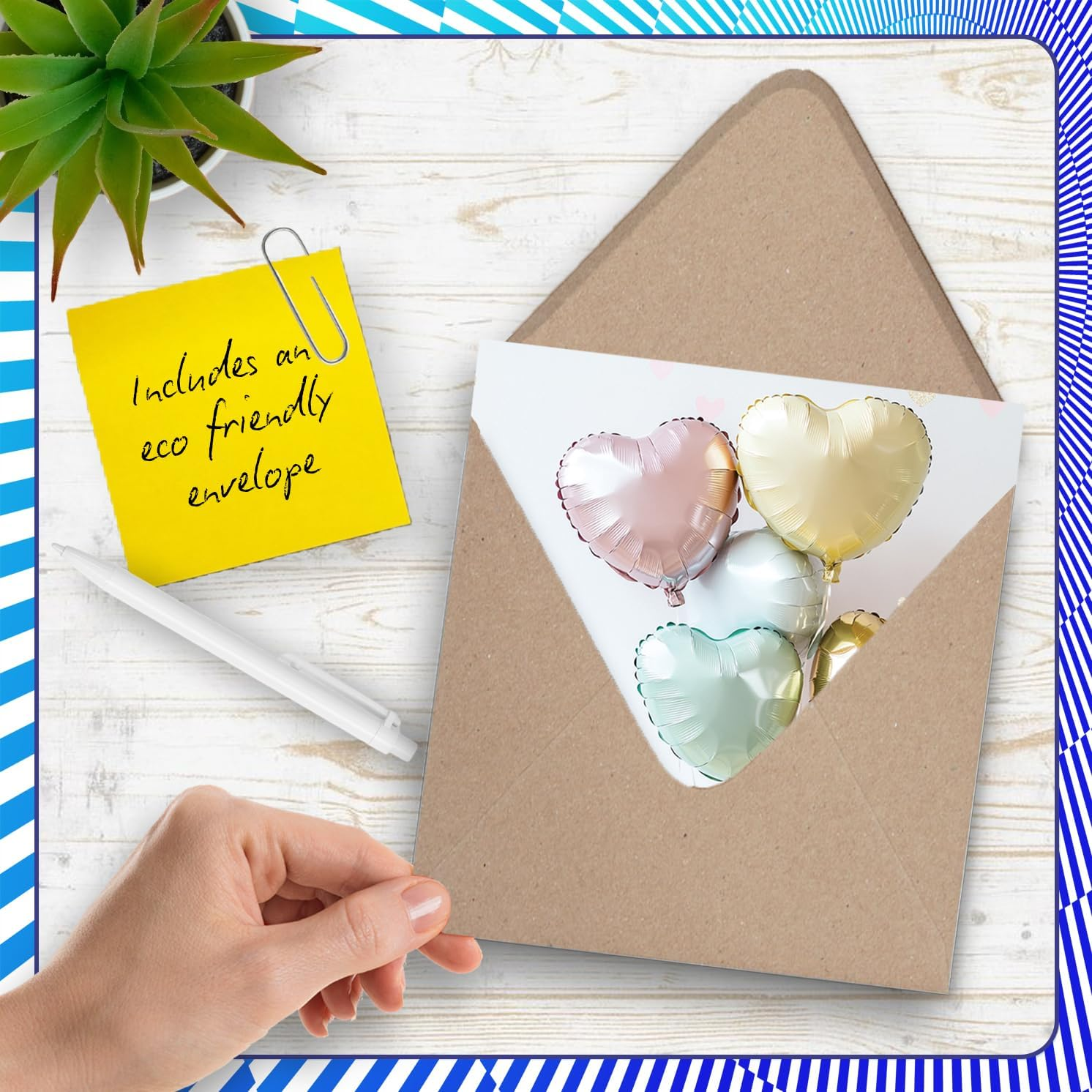 Engagement Card for Couples - Love Heart Balloons - Congratulations Gifts, Congrats Well Done Card for Friends Family Colleague Neighbour, 145Mm Happy Fiance Fiancee Greeting Cards image number 5