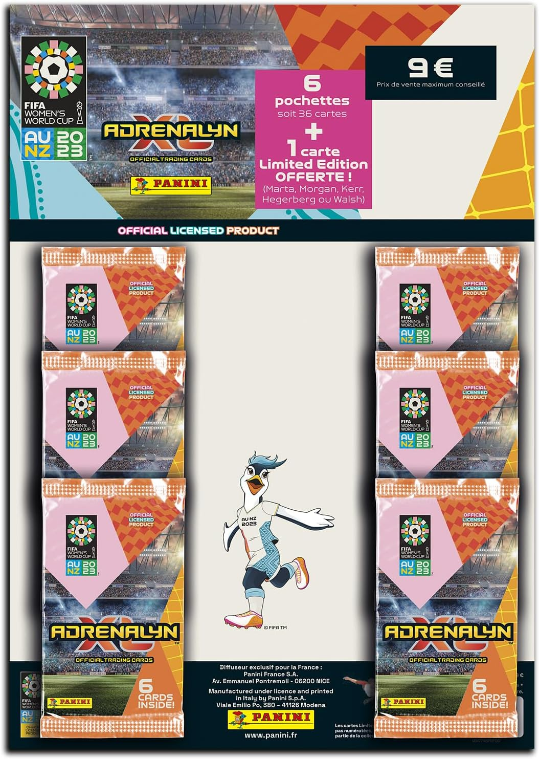 Panini FIFA 2023 Women'S World Cup Adrenalyn XL X24 Packs, Mixed image number 2