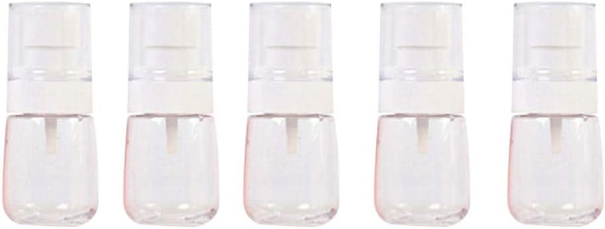 Lihaer Empty Atomiser Bottles Portable Small Spray Bottles Set with 5 Pieces Fine Mist Clear Squirter Liquid Containers for Home, Garden, Cleaning, Travel, Perfume Pink 2# 30Ml - Green 1 image number 4