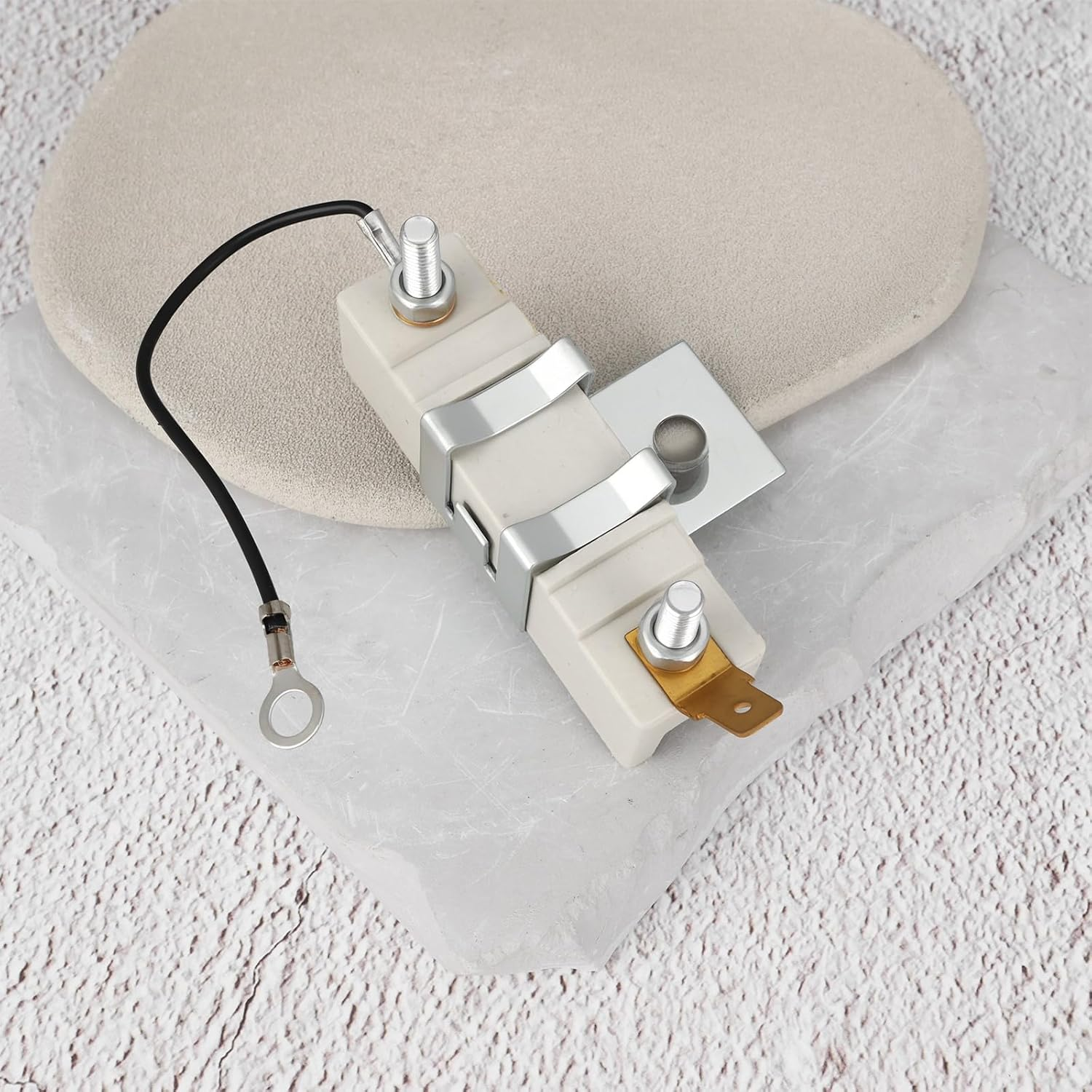 OTOTEC Ignition Coil Resistor Metal Ceramic Ballast Resistor Suitable for Classic Car Ignitions from the Late 1960S to the Mid-1980S. image number 5