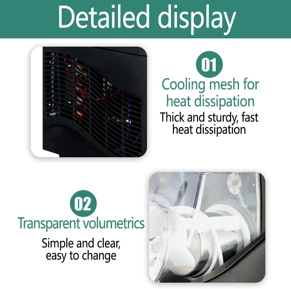 Slush Machine, 5L Commercial Frozen Ice Drink Refreshing Ice-Cool Juice & Smoothie Dispenser Equipment, Slushie Maker for Hotels, Bars & Caf&eacute;s image number 2