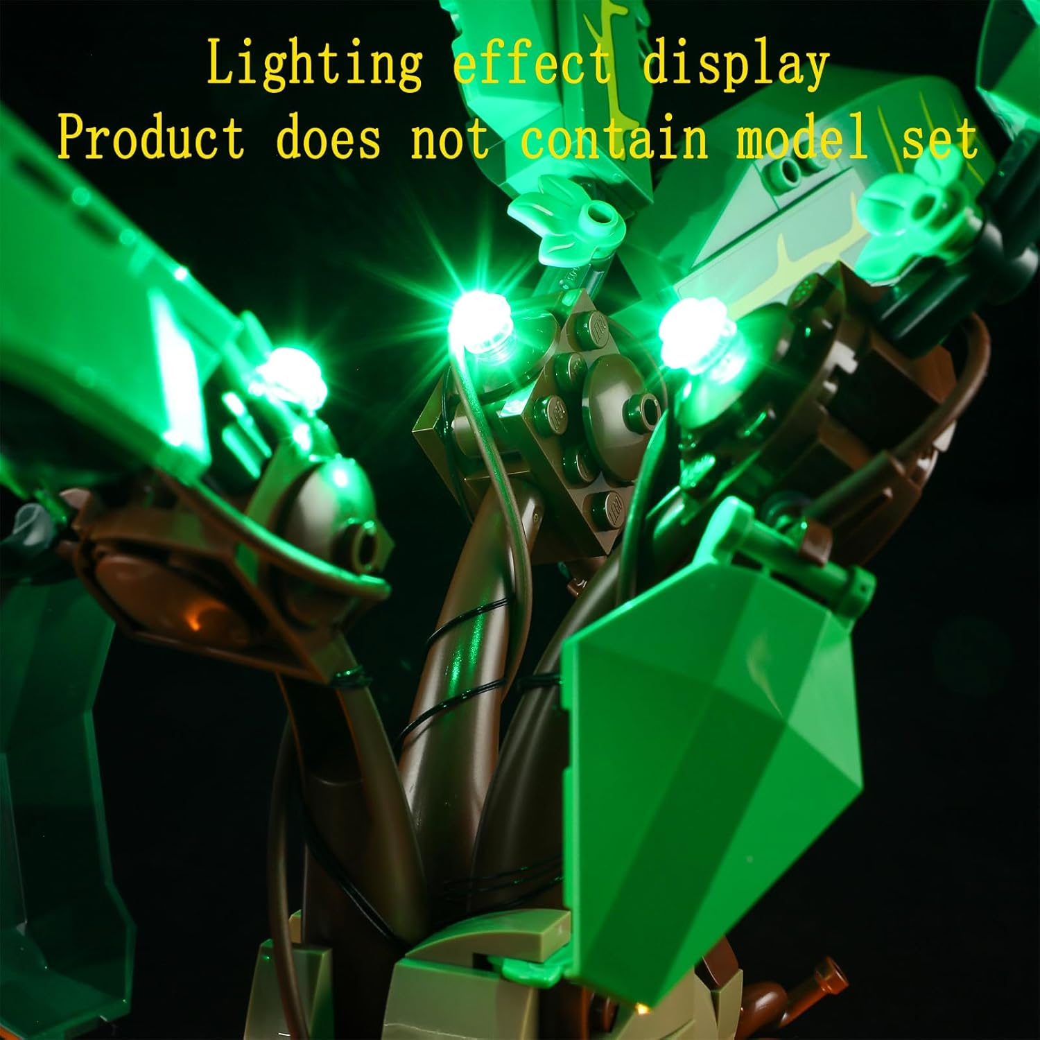 GEAMENT LED Light Set Compatible with  Harry Potter Magic Potion Plant Mandrake (Mandrake) - Lighting Set for 76433 (Model Set Not Included)