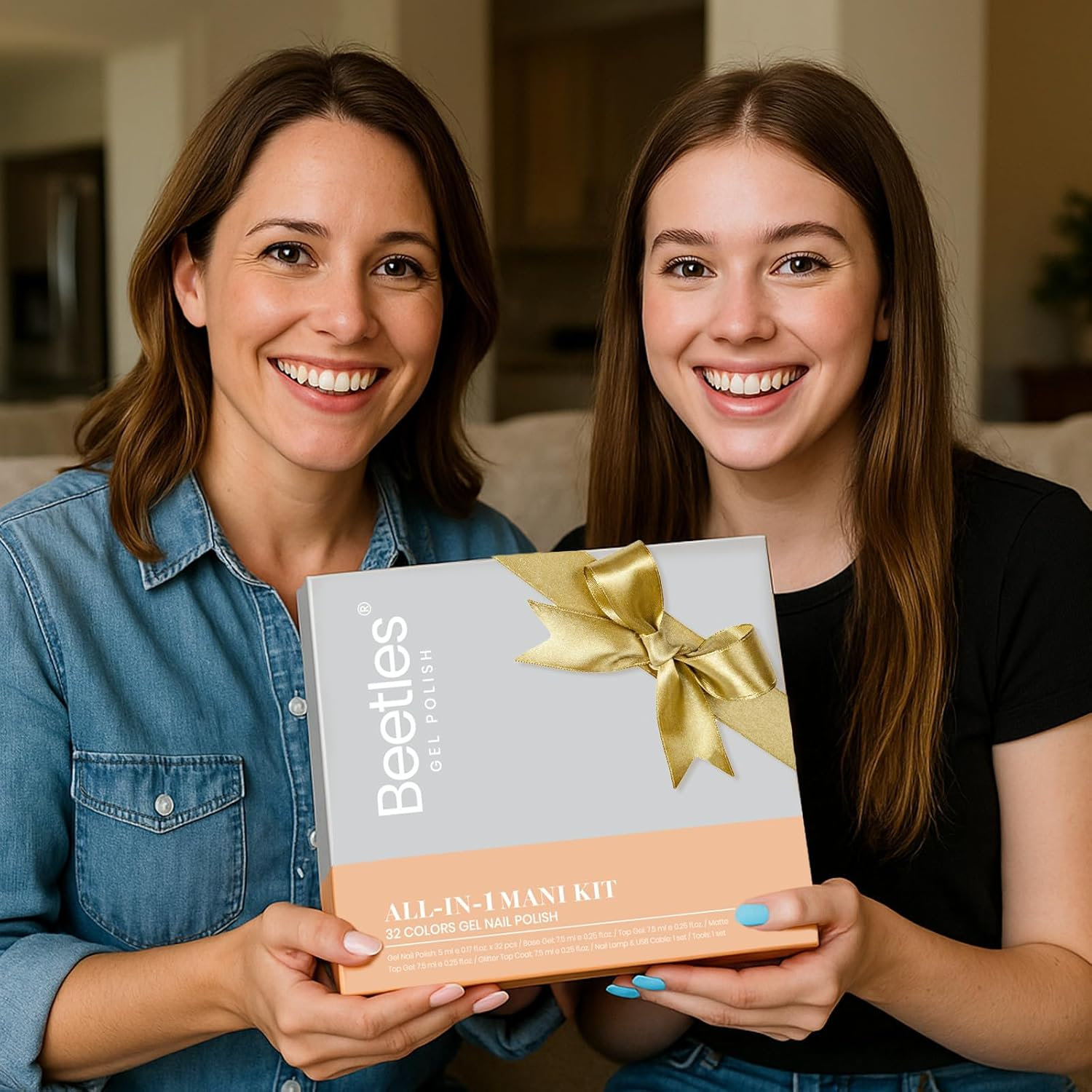 Beetles Gel Nail Polish Kit with U V Light - 32 Colours Four Seasons Glow Nail Polish Kit 54 Pcs with Base, Matte & Glossy Top Coat, Soak off DIY Manicure Starter Kit for Women and Teens image number 4