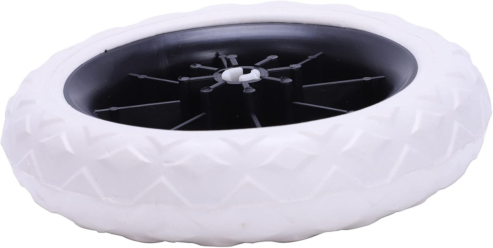 Mellisso 4 Pcs Hot Wheel Design Trolley Luggage Travelers Cartwheels 15.8 X 3.4 Cm - Black & White image number 4