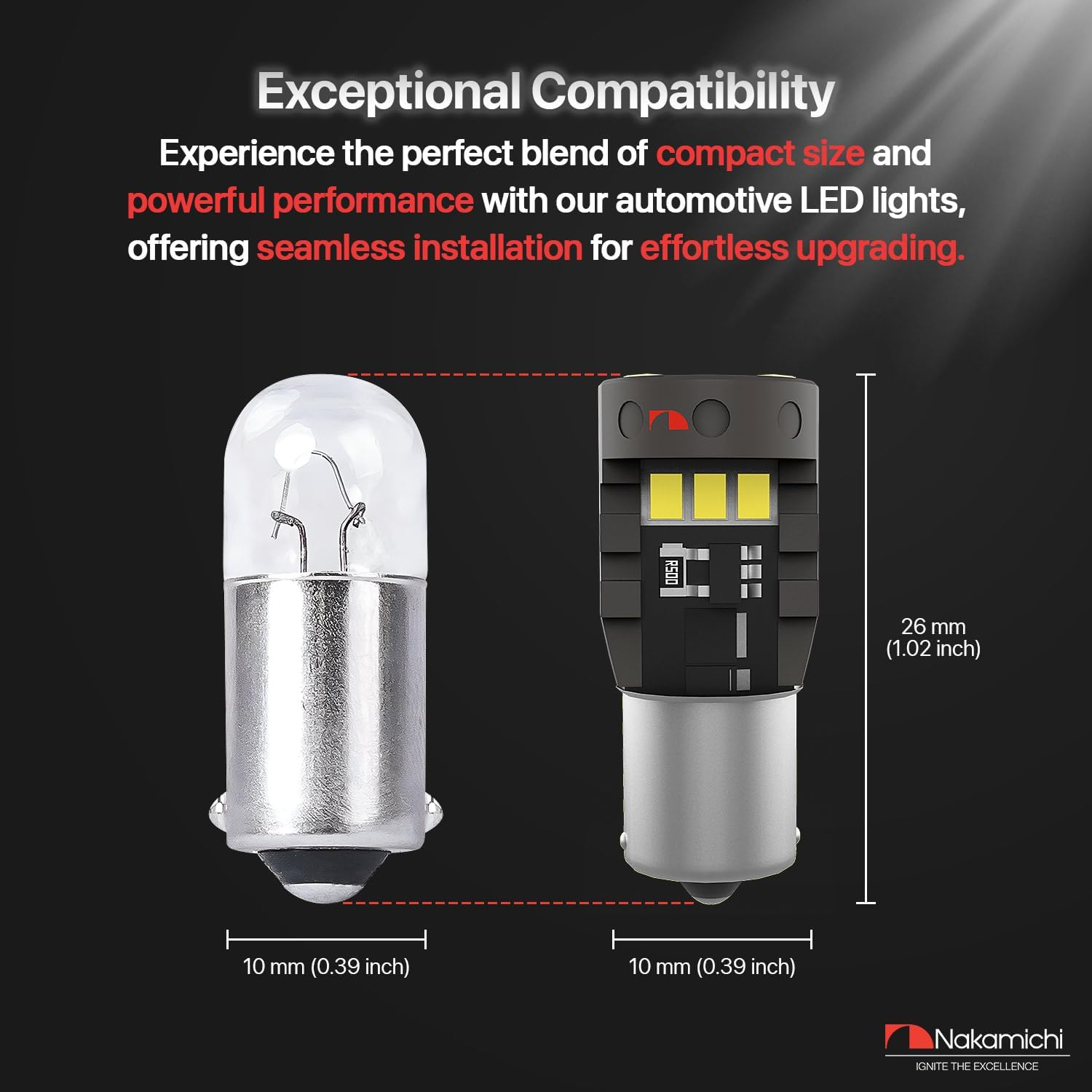 Nakamichi BA9S T4W Car LED Light Bulb BA9 1895 1891 53 57 47830 64111 3893, 12-SMD Extremely Bright Interior Dome Map License Plate Glove Box Panel Reading Replacement Light (Emerald Green, Pack of 2) - Emerald Green image number 2