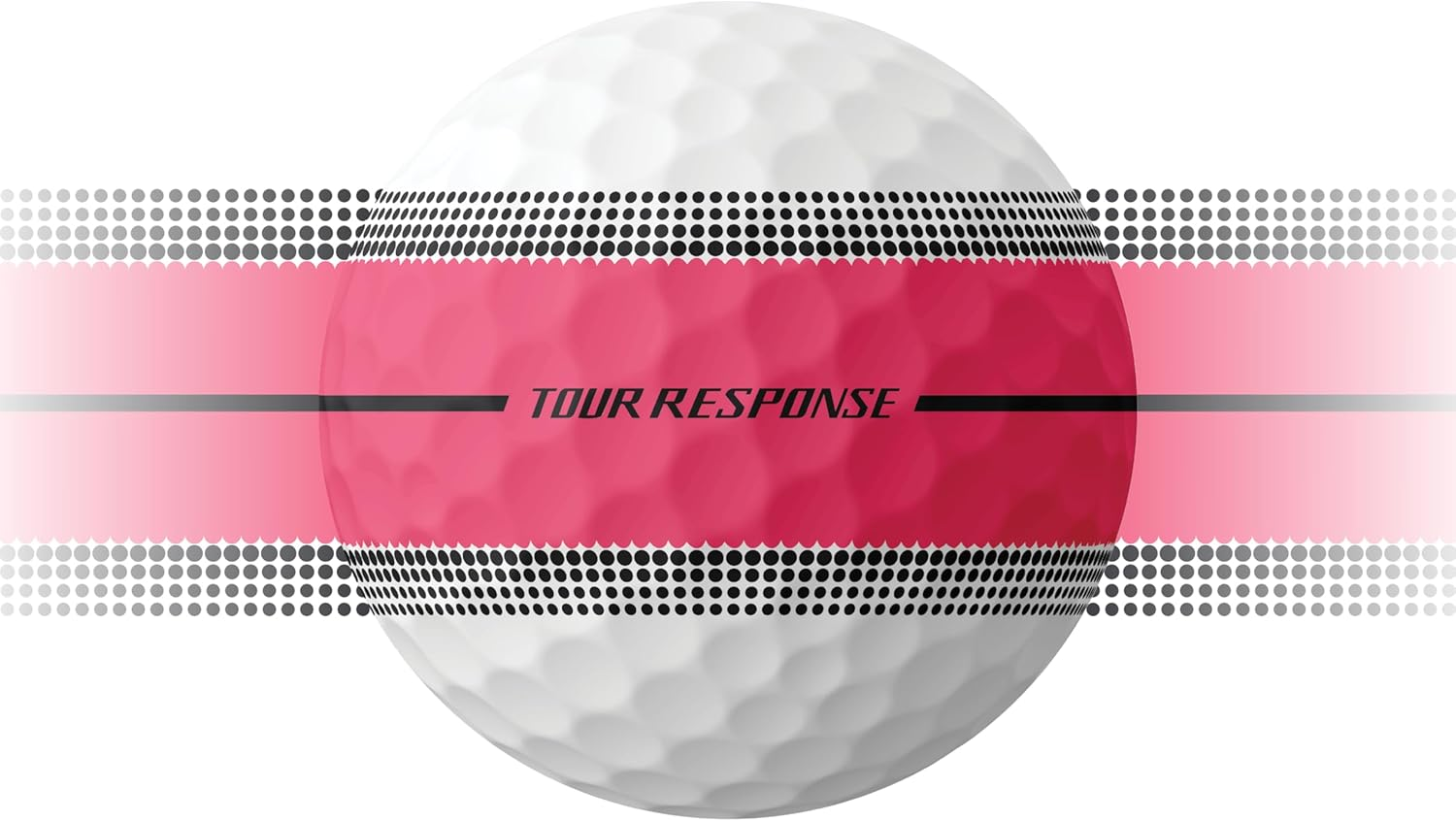 Taylormade Golf Tour Response Stripe NEON Pink GLB Dozen