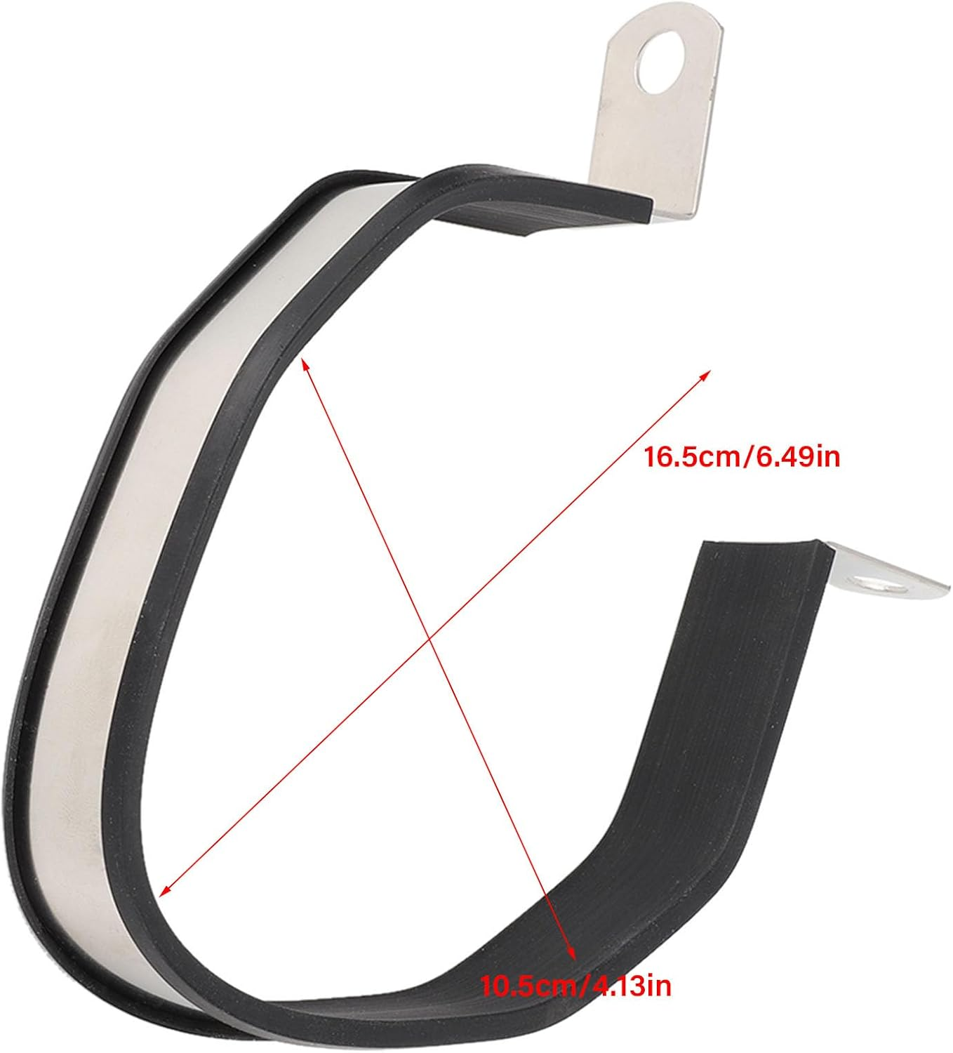 Motorcycle Exhaust Hanger, Hexagon Muffler Pipe Silencer Hanger, Motorcycle Exhaust Pipe Bracket, Universal Exhaust Pipe Bracket for Most Motorcycle image number 6