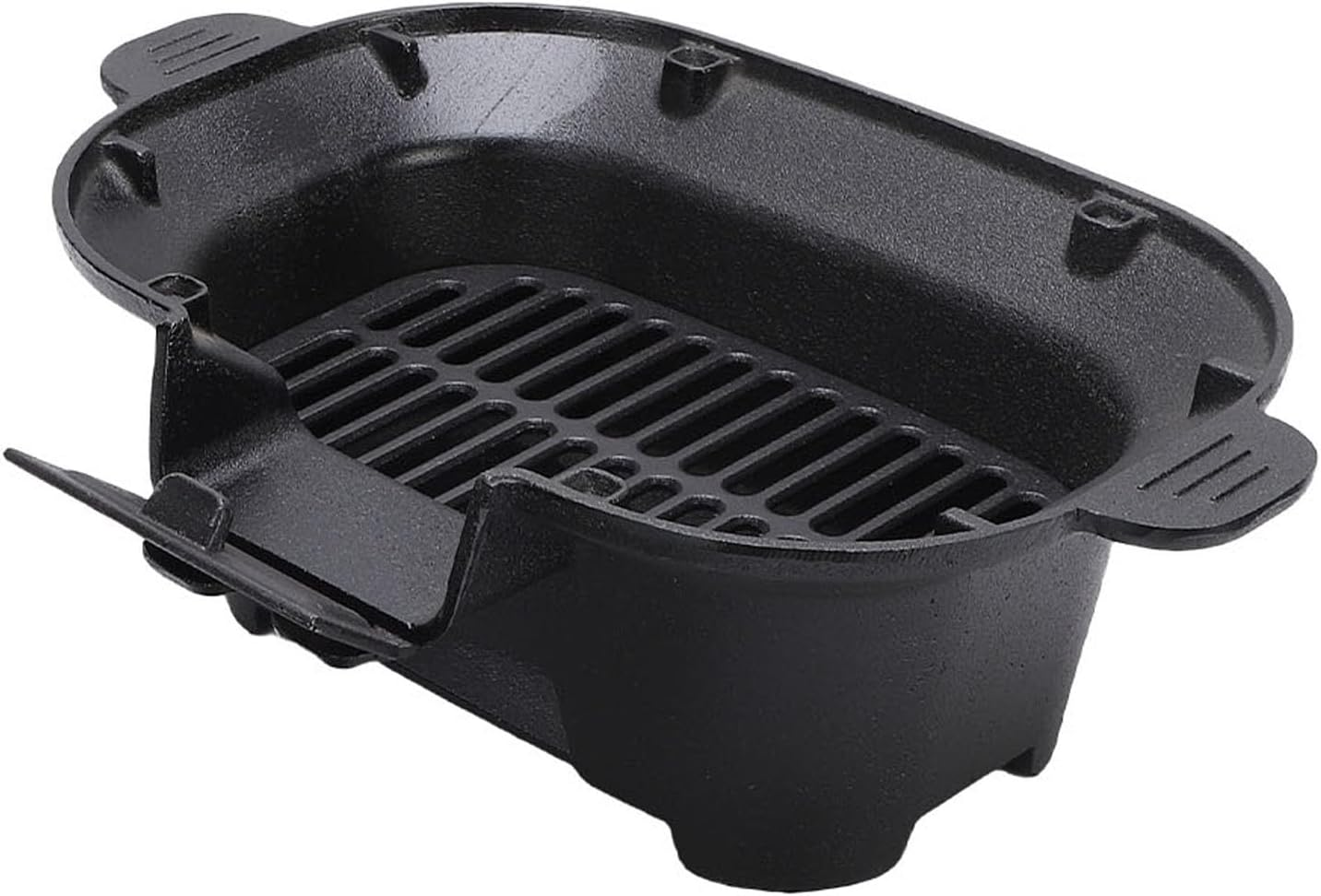 TOPINCN Portable Hibachi Grill, Small Charcoal Grill Cast Iron BBQ Yakitori Camping Grill for Outdoor Camping Backyard Picnic