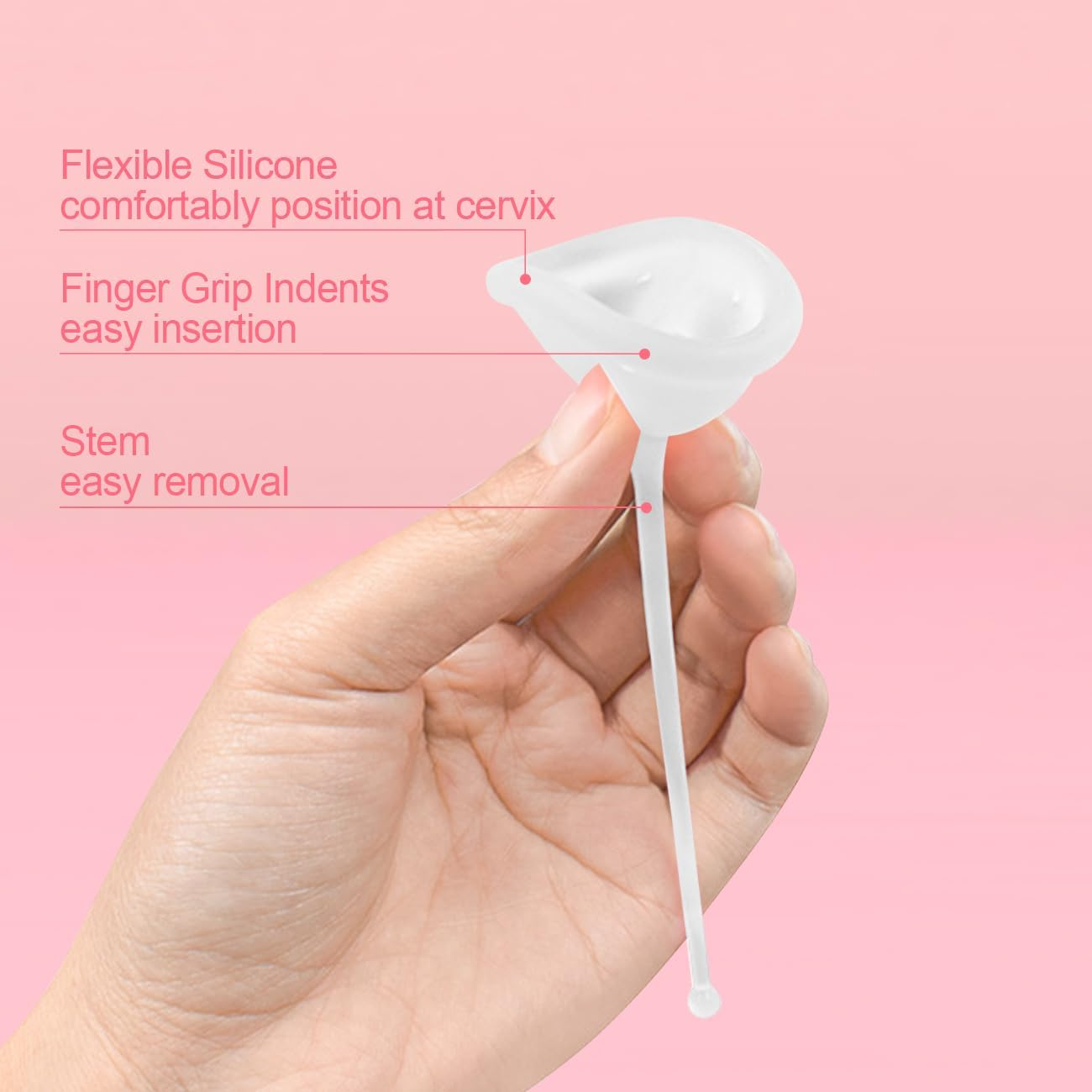 Cervix Sperm Cup,Transparent Color image number 5