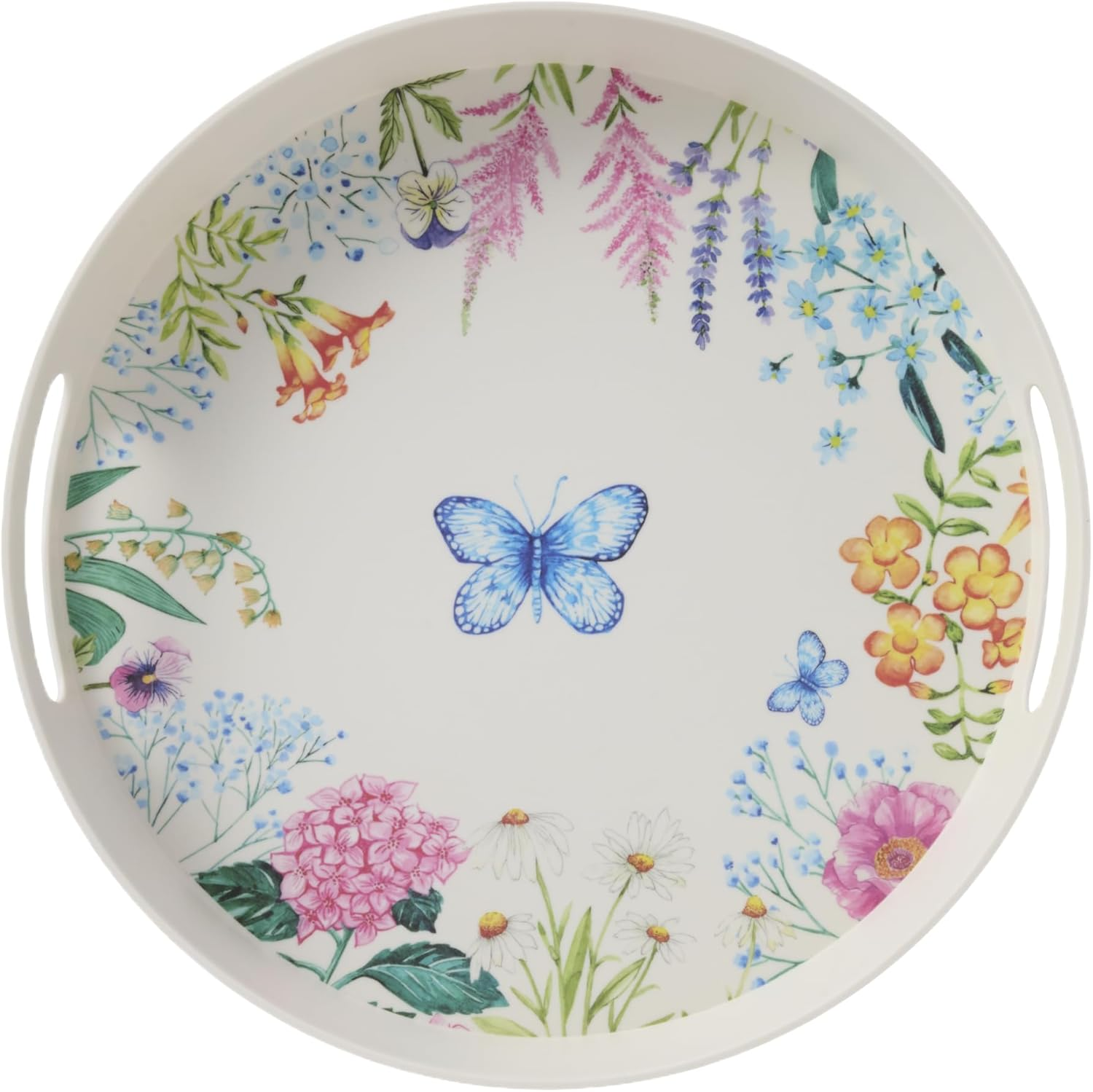 Maxwell & Williams Botanica Melamine round Serving Tray, 35 X 5 Cm image number 1