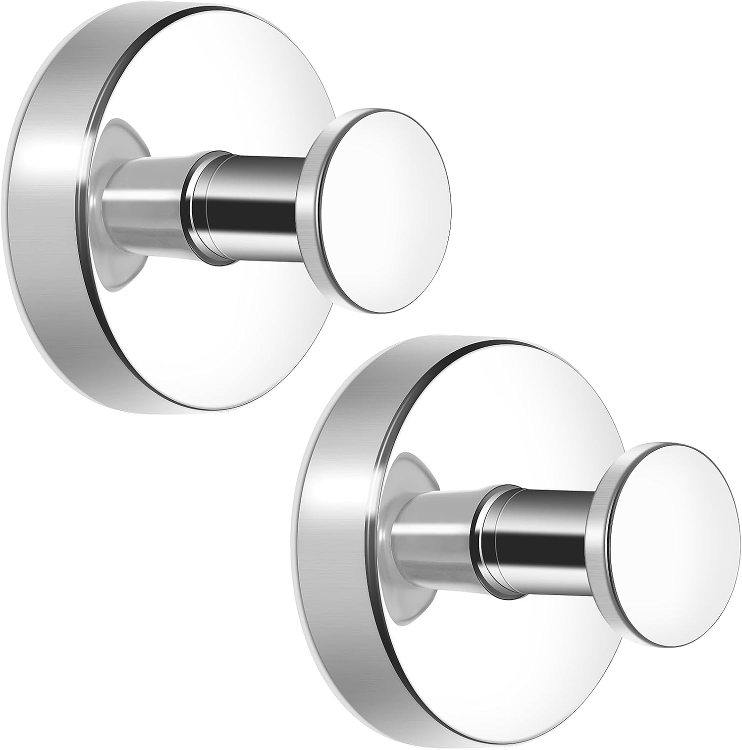 4Pcs Strong Suction Cup Hooks for Shower, No Drill Towel Hooks for Bathrooms, Bathroom Hooks, Suction Hooks,Towel Holder for Bathroom Wall, Kitchen, Glass, Mirror (Gold, 4 Pcs)