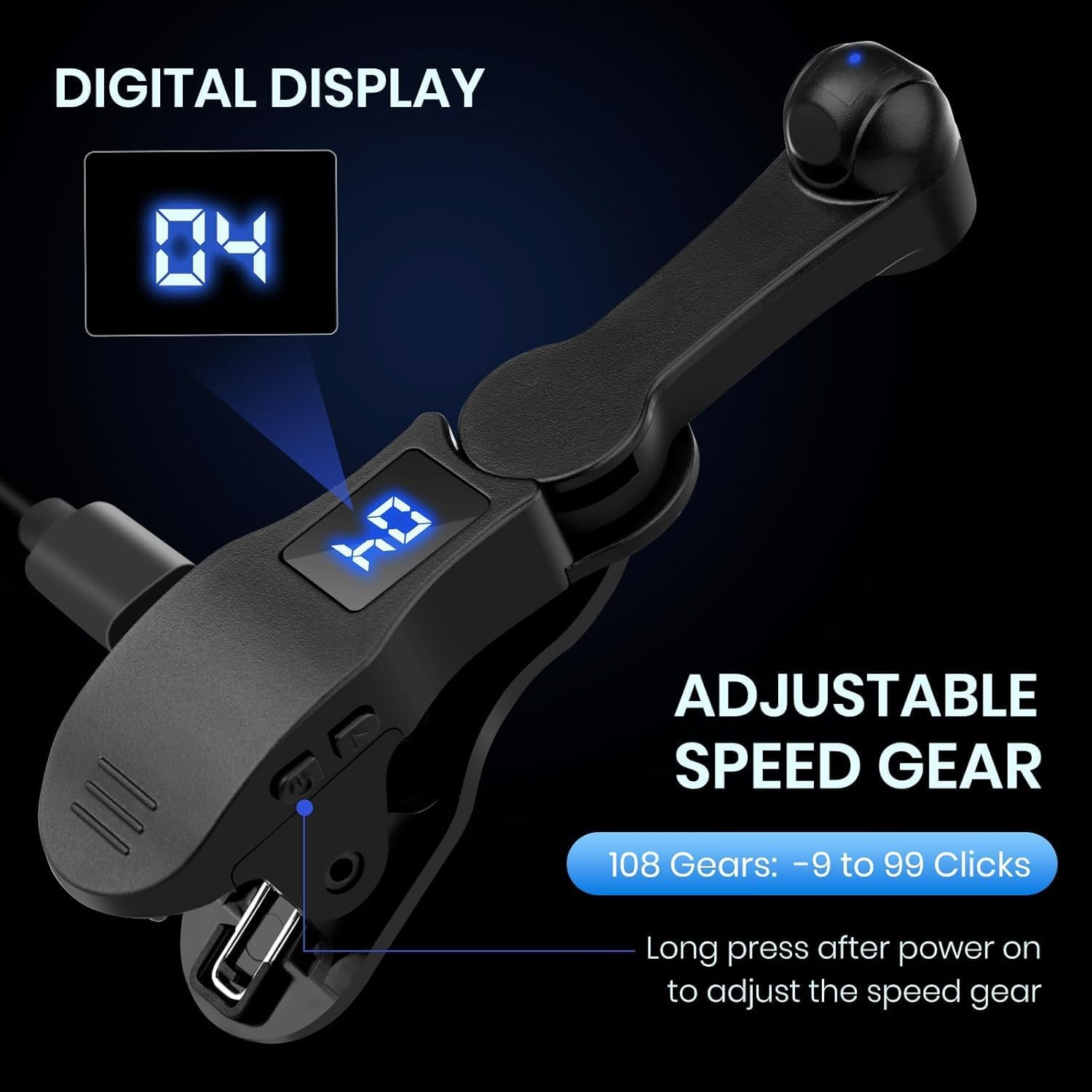 ANCLLO Auto Screen Clicker Portable Simulated Finger Continuous Clicking Adjustable Speed Physical Clicker Suitable for Games image number 3