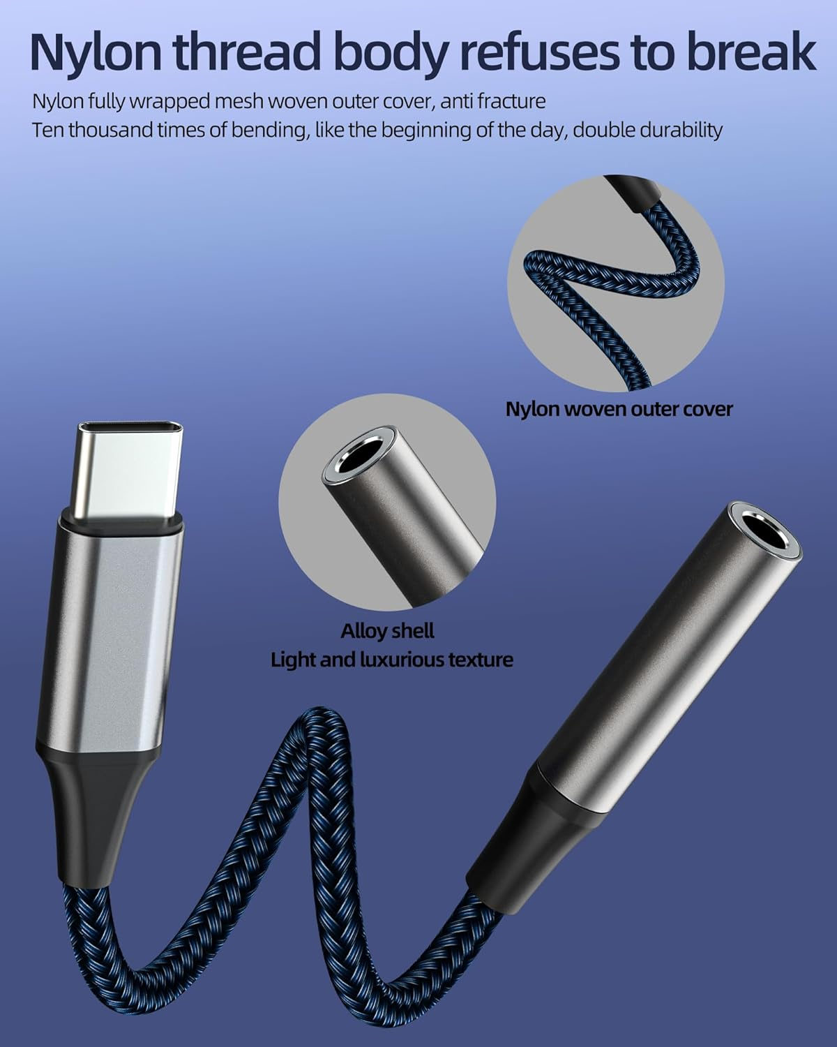 USB C to 3.5Mm Jack Audio Adapter (2Pack)Dac Headphone Aux Cable for Apple for Iphone 16 15 Pro Max for Ipad Air4 Compatible for Samsung S23 S22 S24 Type C Earphones Converter Splitter Headset Adaptor