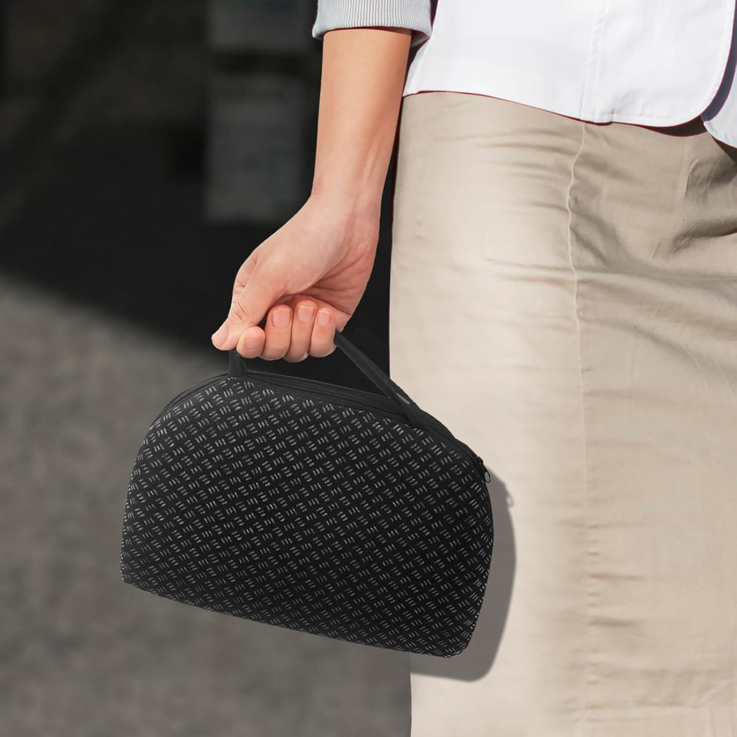 Seotin Small Travel Seat Cushion 14-Inch Semicircle Portable Airplane Seat Cushion Foldable Cushion for Camping Seats (Semicircle Mini) image number 5