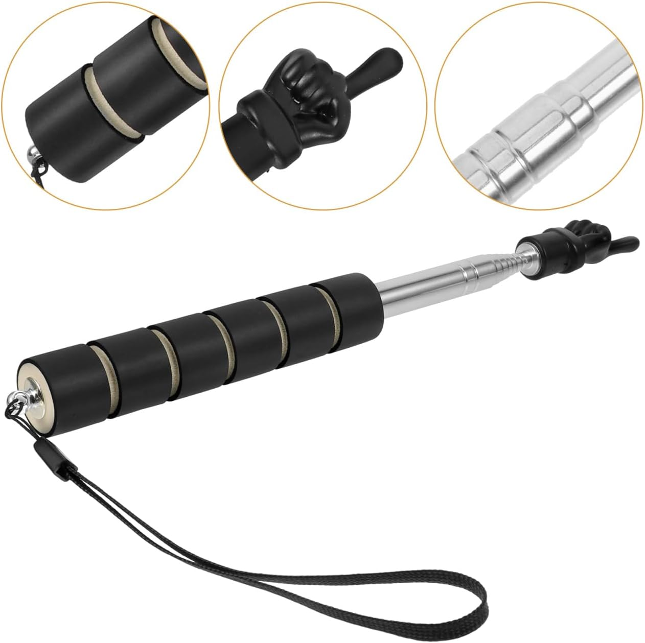 Coheali Pointing Reading Stick for Kids - Adjustable Stainless Steel Pointer for Classroom Reading Early Education Teaching Aid Ideal for Presentations and Games image number 5