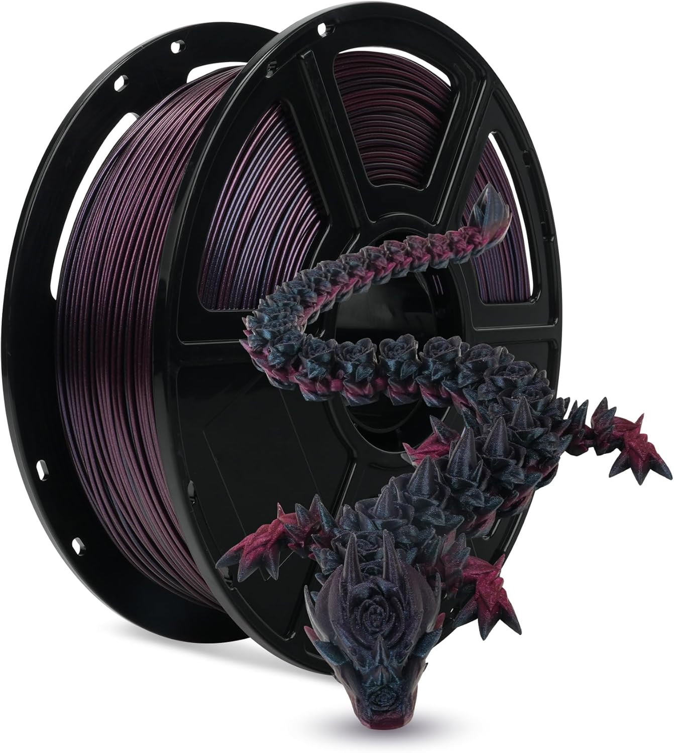 FLASHFORGE 3D Printer Filament, Rainbow Candy HS PLA 1.75Mm, 500Mm/S High-Speed Printing, +/- 0.02Mm Accuracy, 1Kg Spool (2.2Lbs), Compatible with Most FDM 3D Printers