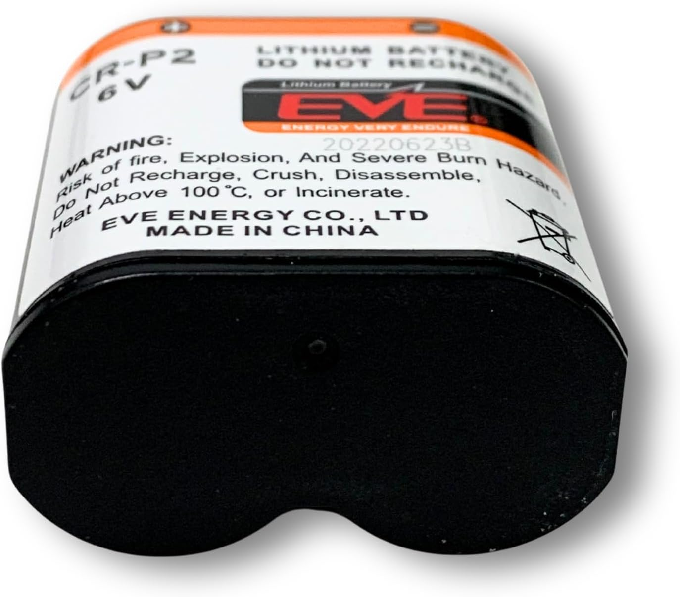 CRP2 Lithium Photo Replacement Battery 1500Mah 6V CR-P2 (CR-P2W/1BE)