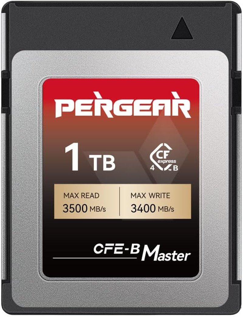 PERGEAR 1TB Cfexpress 4.0 Type B Memory Card, up to 3500Mb/S Max Read Speed and 3400 Mb/S Sustained Write Speed for Video and Photo, for 8K RAW Professional Photo and Video Recording 5 Year Warranty image number 5
